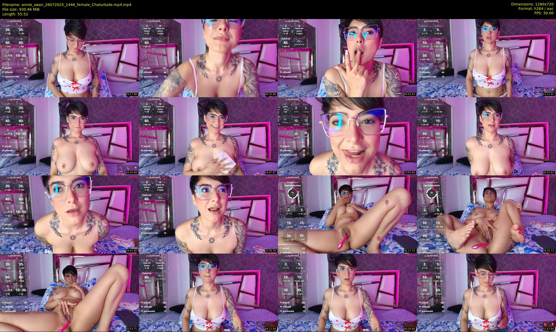 annie_swan — 56 minute Chaturbate female cam show recording, 720p, Jul 26, 2025