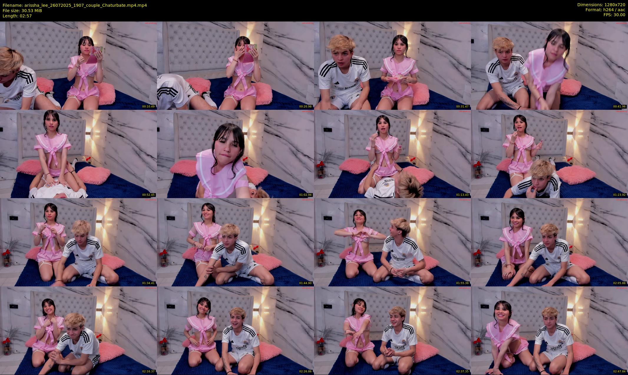 arissha_lee — 3 minute Chaturbate couple cam show recording, 720p, Jul 26, 2025