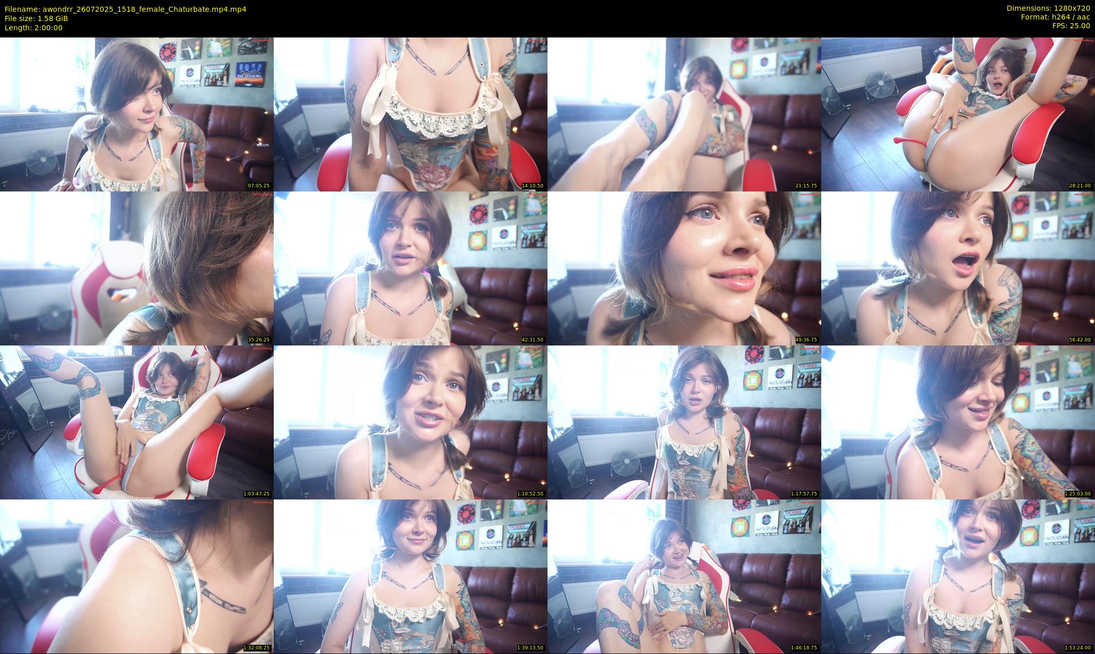 awondrr — 120 minute Chaturbate female cam show recording, 720p, Jul 26, 2025