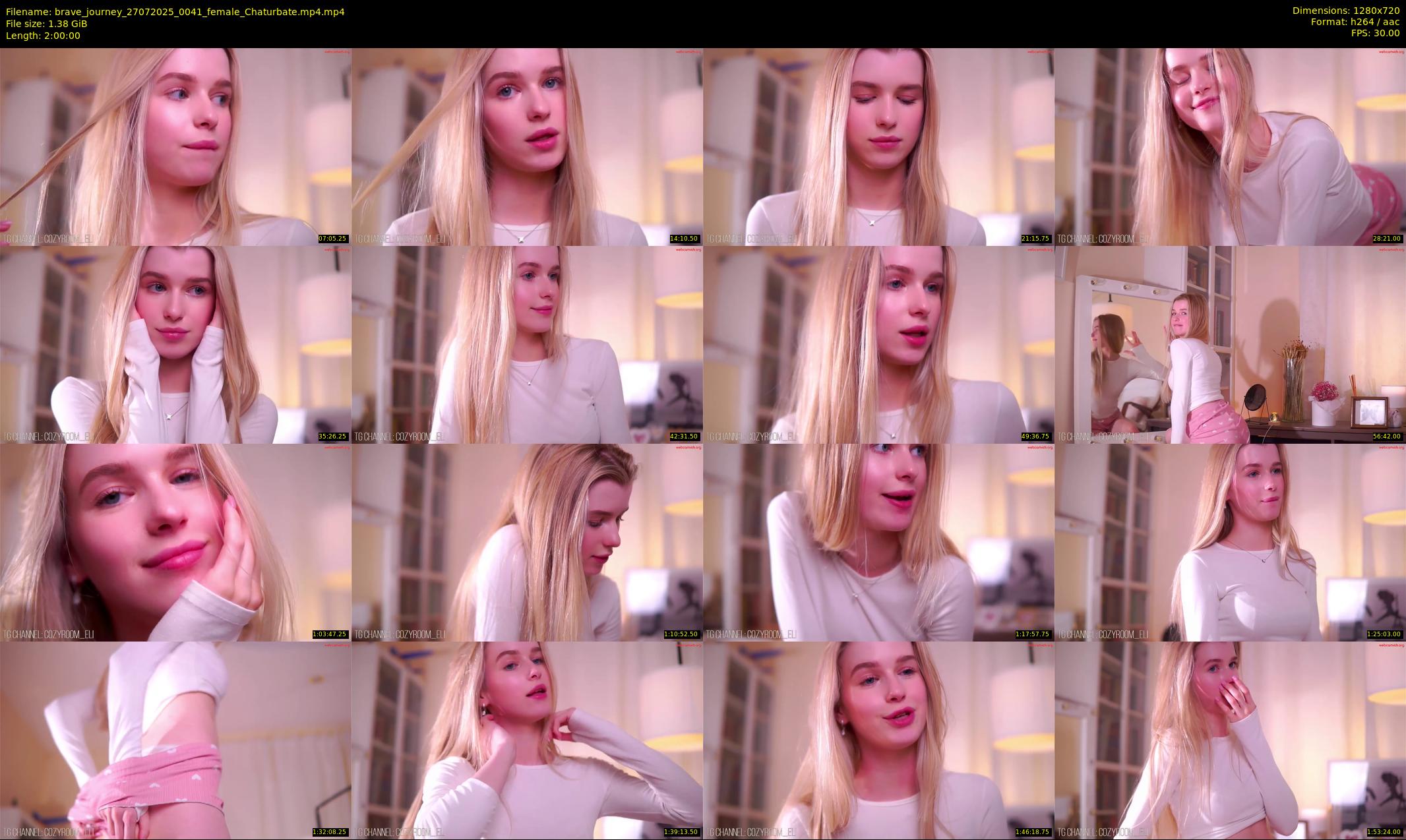 brave_journey — 120 minute Chaturbate female cam show recording, 720p, Jul 27, 2025