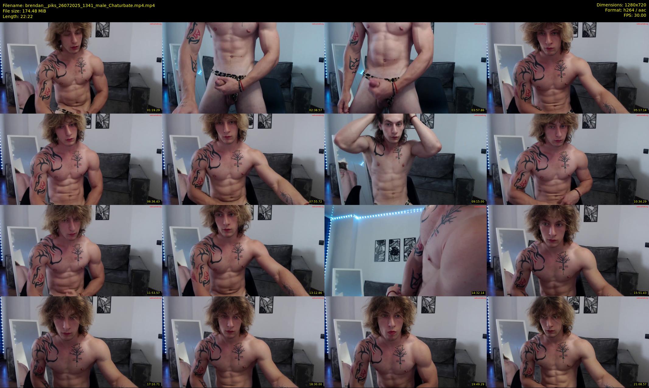 brendan__piks — 23 minute Chaturbate male cam show recording, 720p, Jul 26, 2025