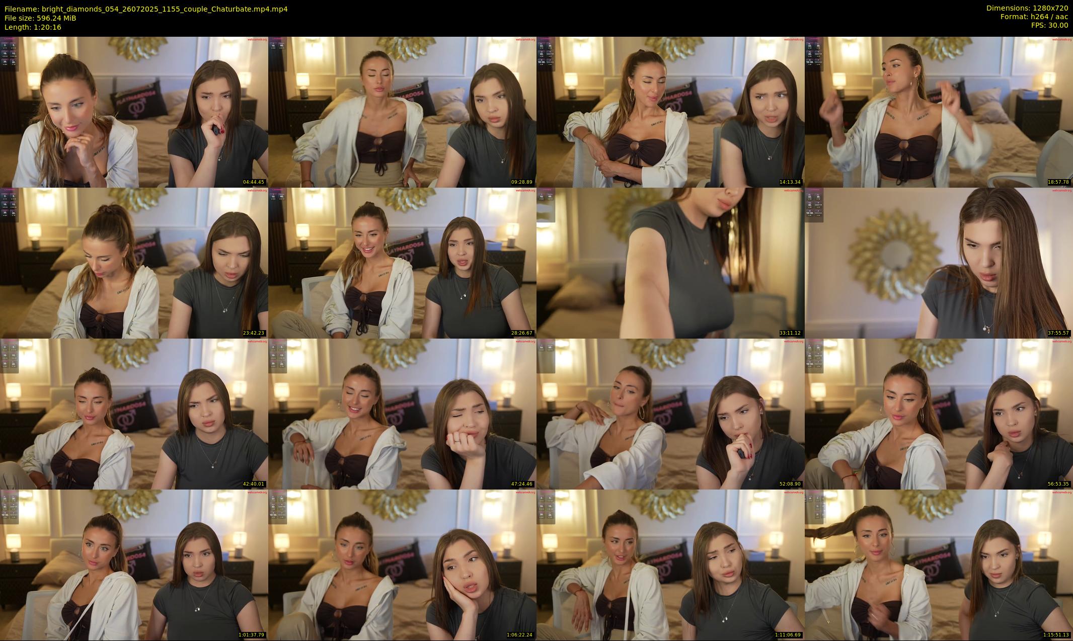 bright_diamonds_054 — 81 minute Chaturbate couple cam show recording, 720p, Jul 26, 2025