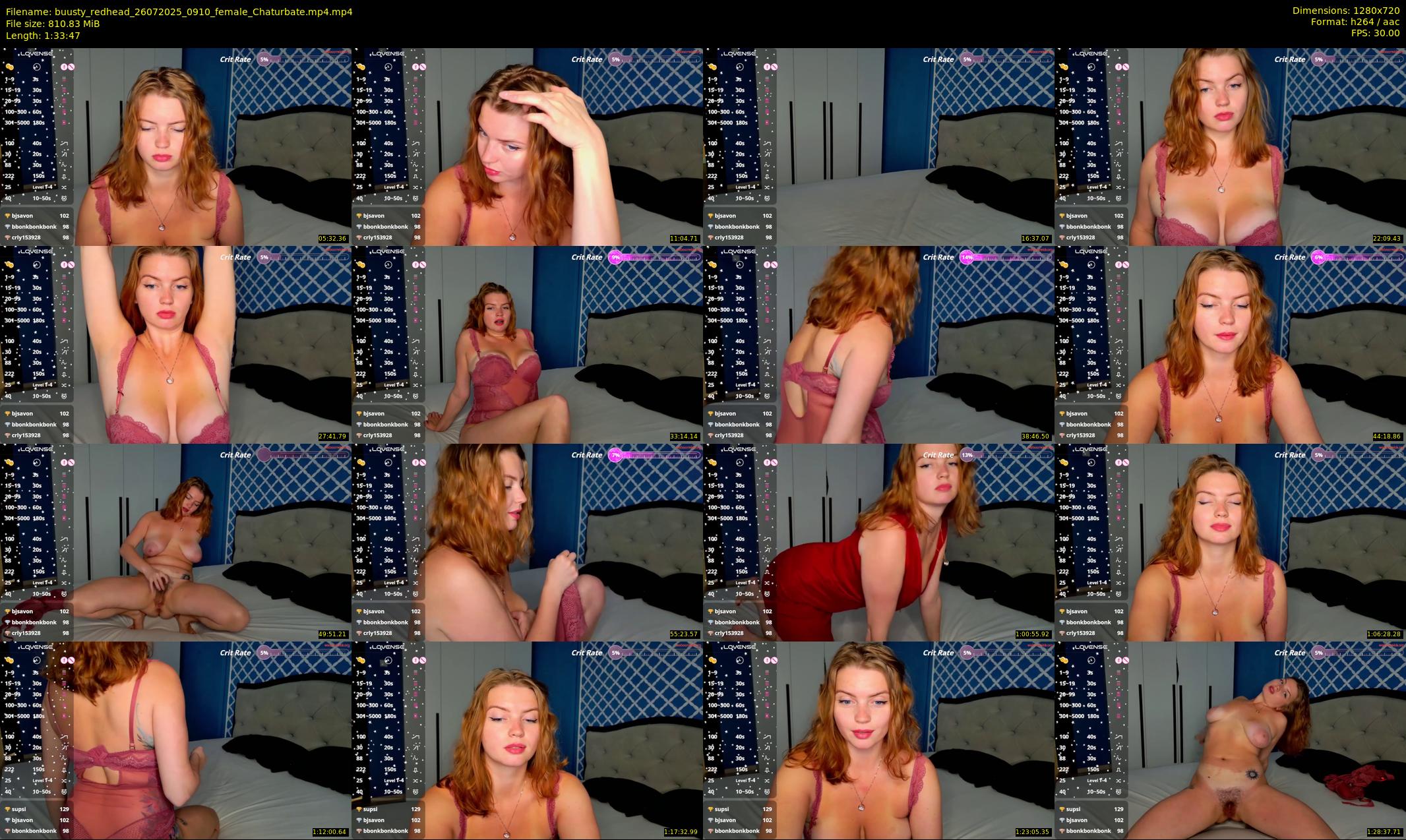 buusty_redhead — 94 minute Chaturbate female cam show recording, 720p, Jul 26, 2025