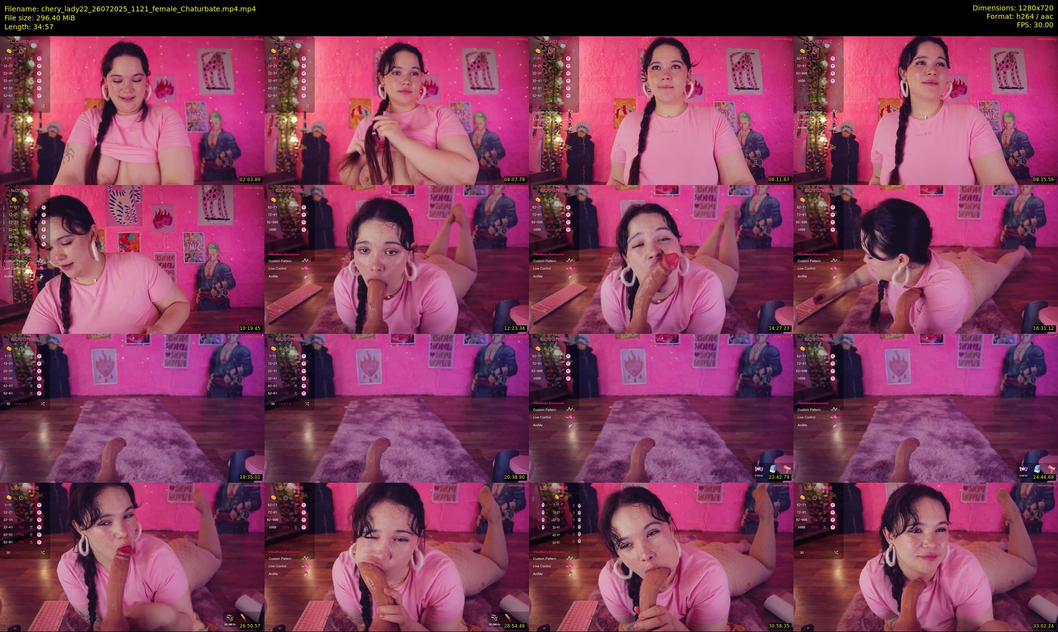 chery_lady22 — 35 minute Chaturbate female cam show recording, 720p, Jul 26, 2025
