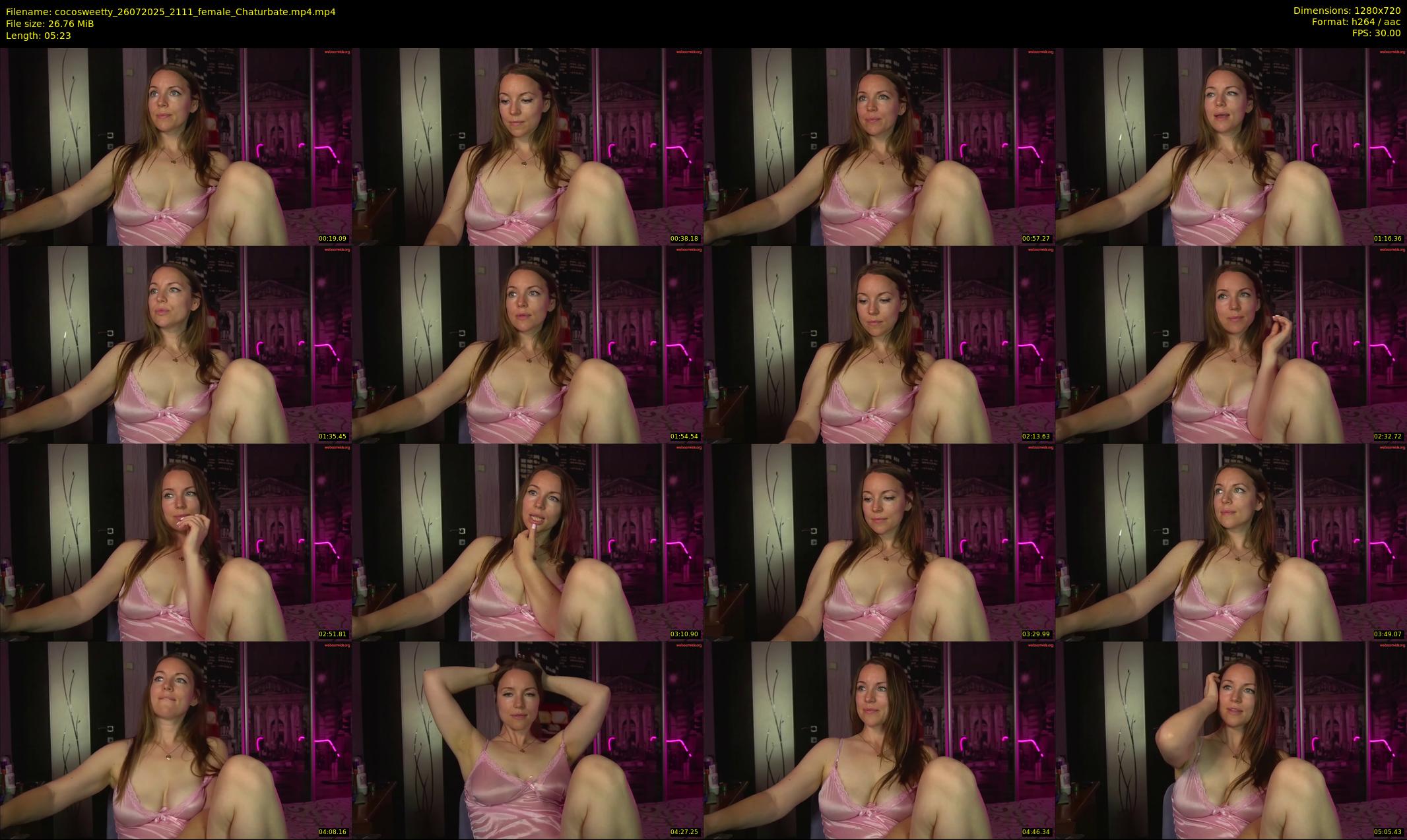 cocosweetty — 6 minute Chaturbate female cam show recording, 720p, Jul 26, 2025