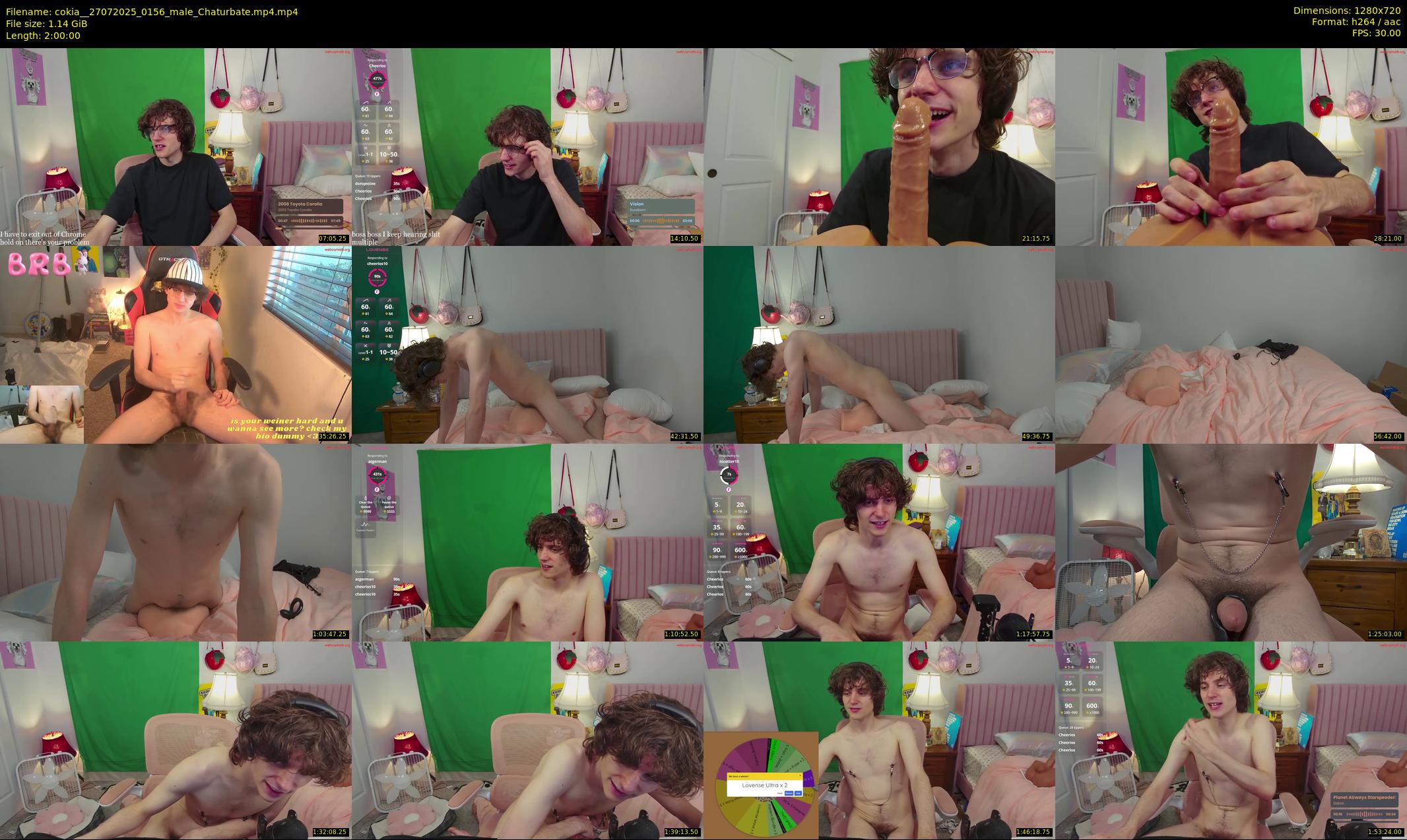 cokia_ — 120 minute Chaturbate male cam show recording, 720p, Jul 27, 2025