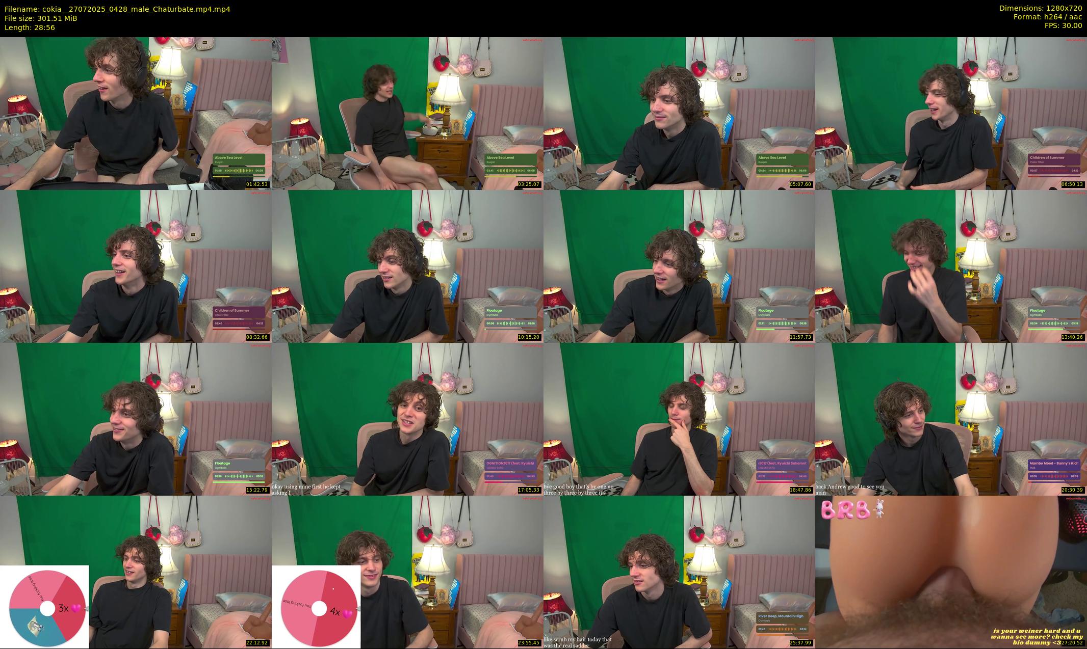 cokia_ — 29 minute Chaturbate male cam show recording, 720p, Jul 27, 2025
