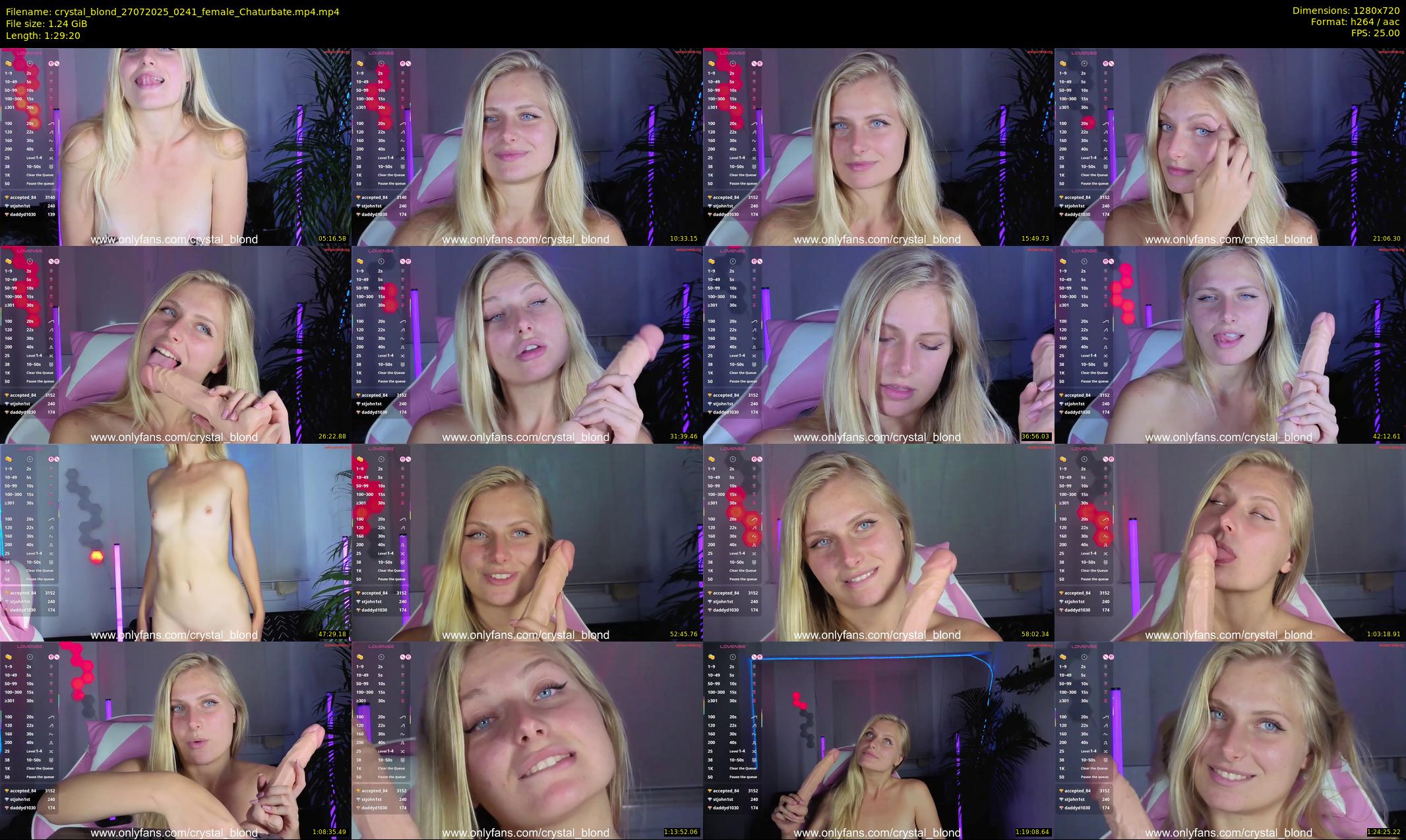 crystal_blond — 90 minute Chaturbate female cam show recording, 720p, Jul 27, 2025
