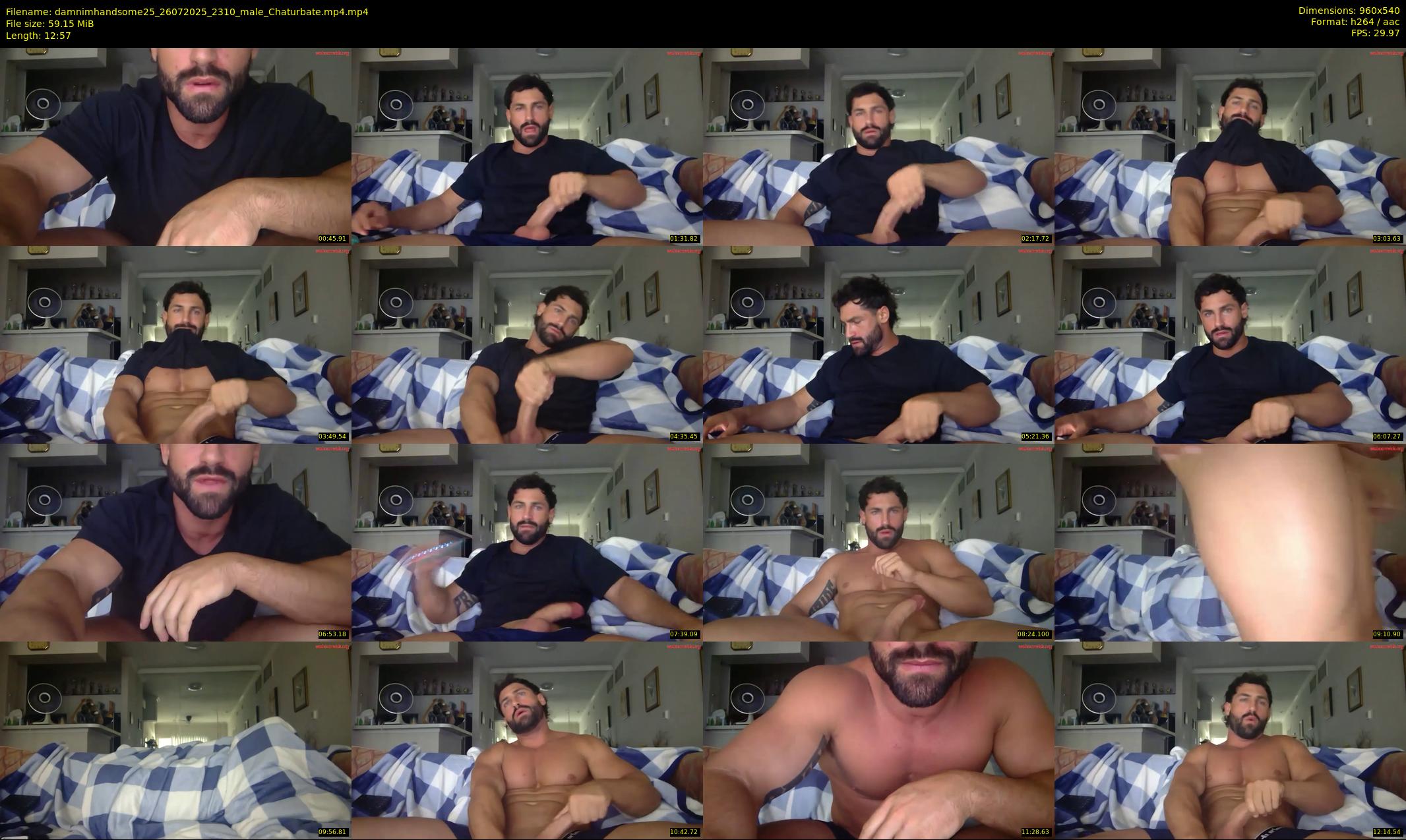 damnimhandsome25 — 13 minute Chaturbate male cam show recording, 480p, Jul 26, 2025