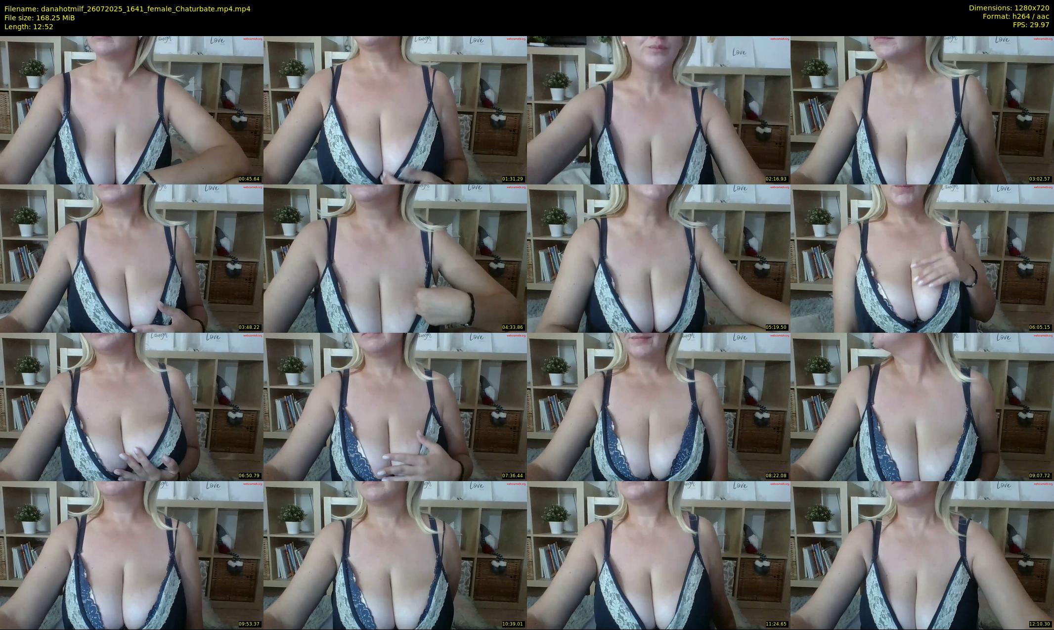 danahotmilf — 13 minute Chaturbate female cam show recording, 720p, Jul 26, 2025