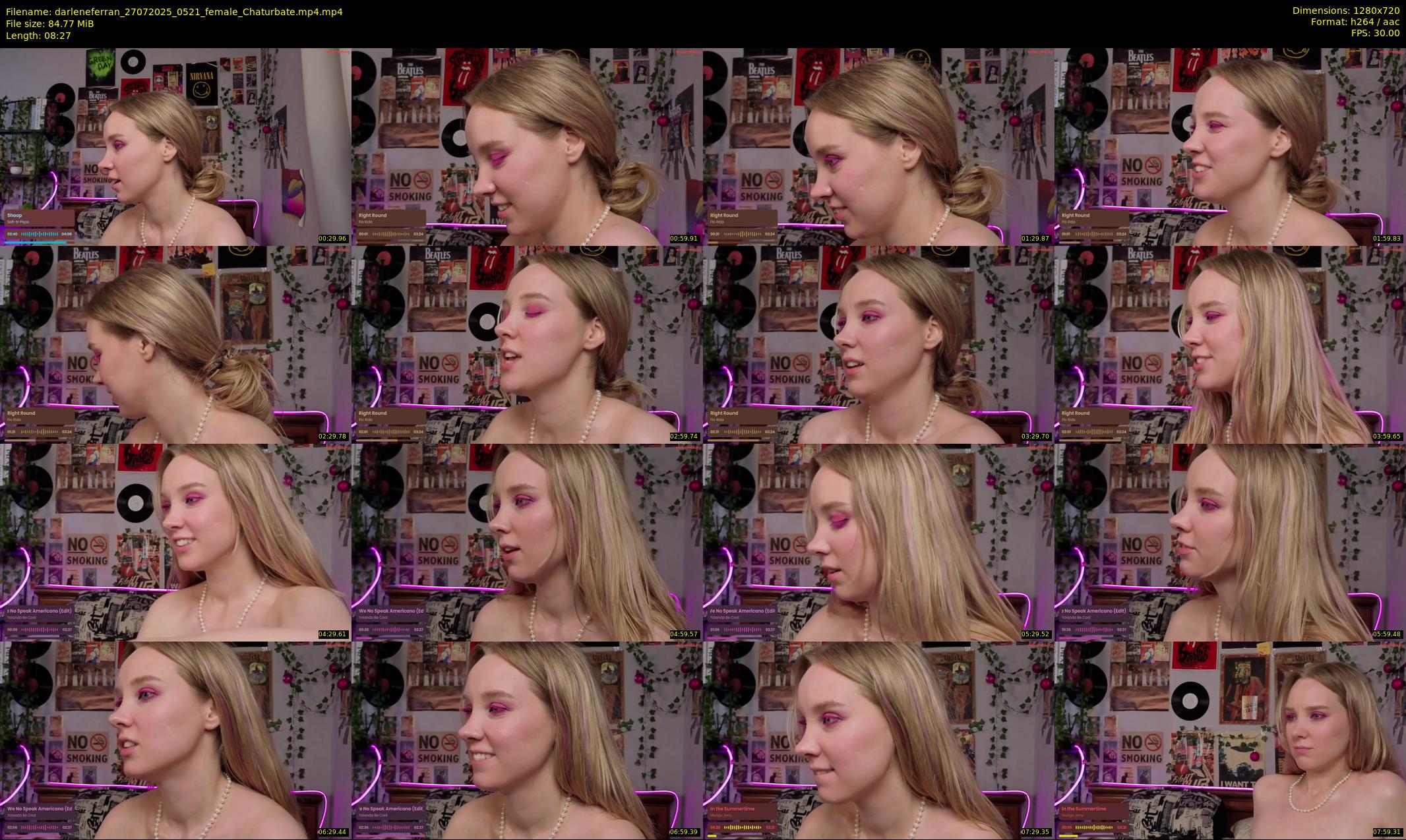 darleneferran — 9 minute Chaturbate female cam show recording, 720p, Jul 27, 2025