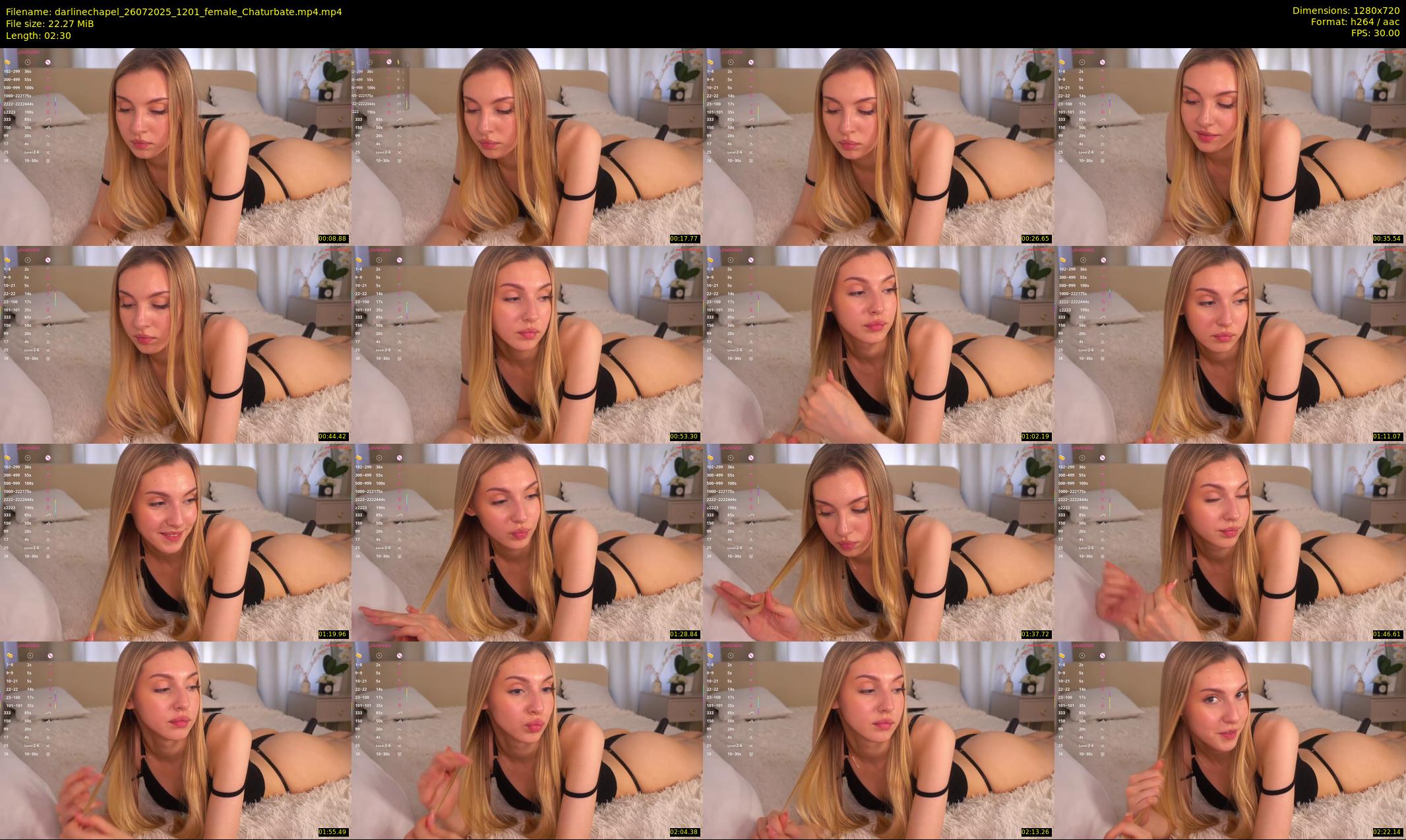 darlinechapel — 3 minute Chaturbate female cam show recording, 720p, Jul 26, 2025