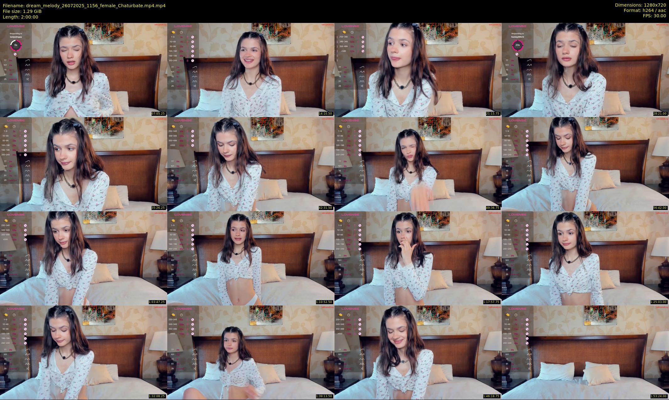 dream_melody — 120 minute Chaturbate female cam show recording, 720p, Jul 26, 2025