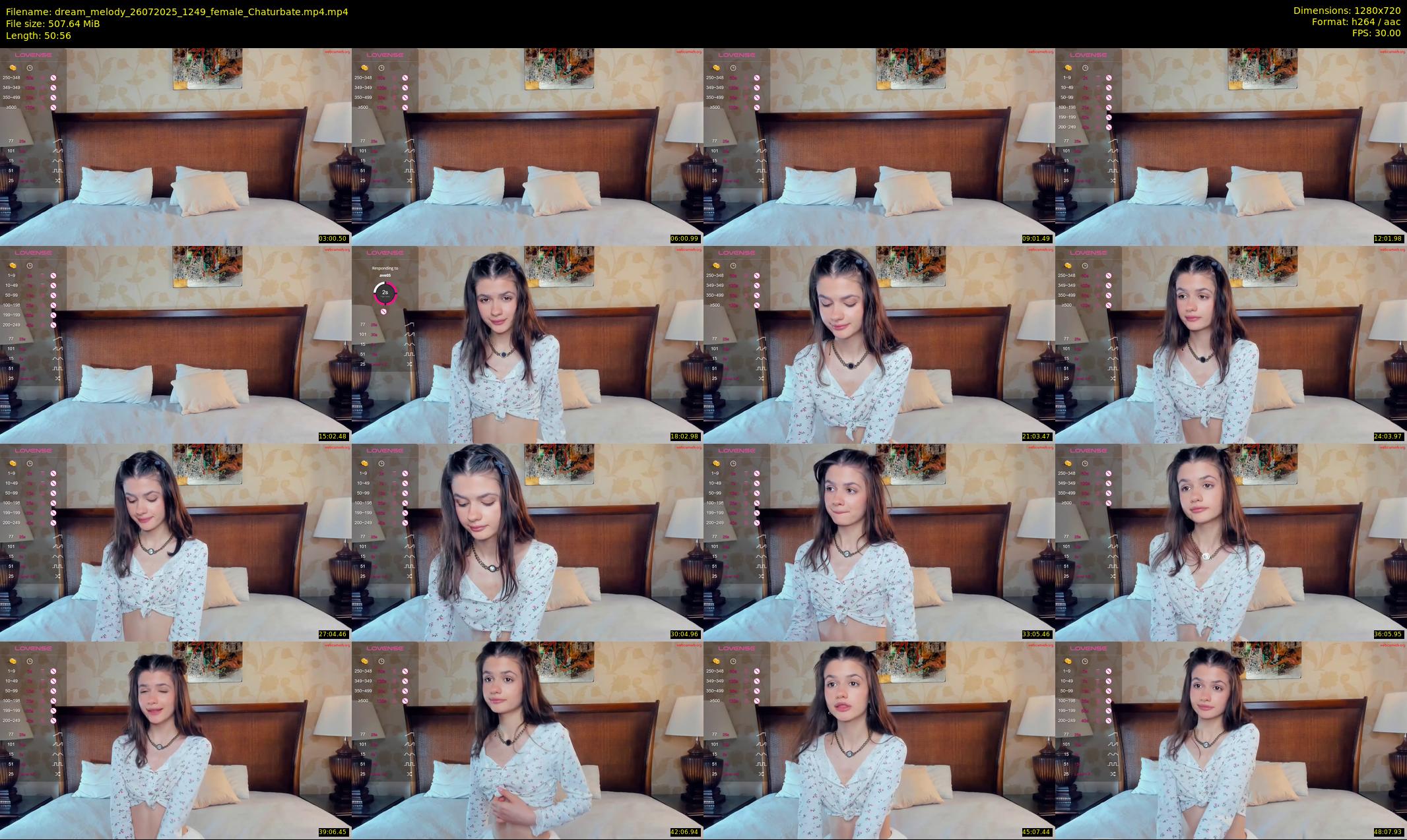 dream_melody — 51 minute Chaturbate female cam show recording, 720p, Jul 26, 2025
