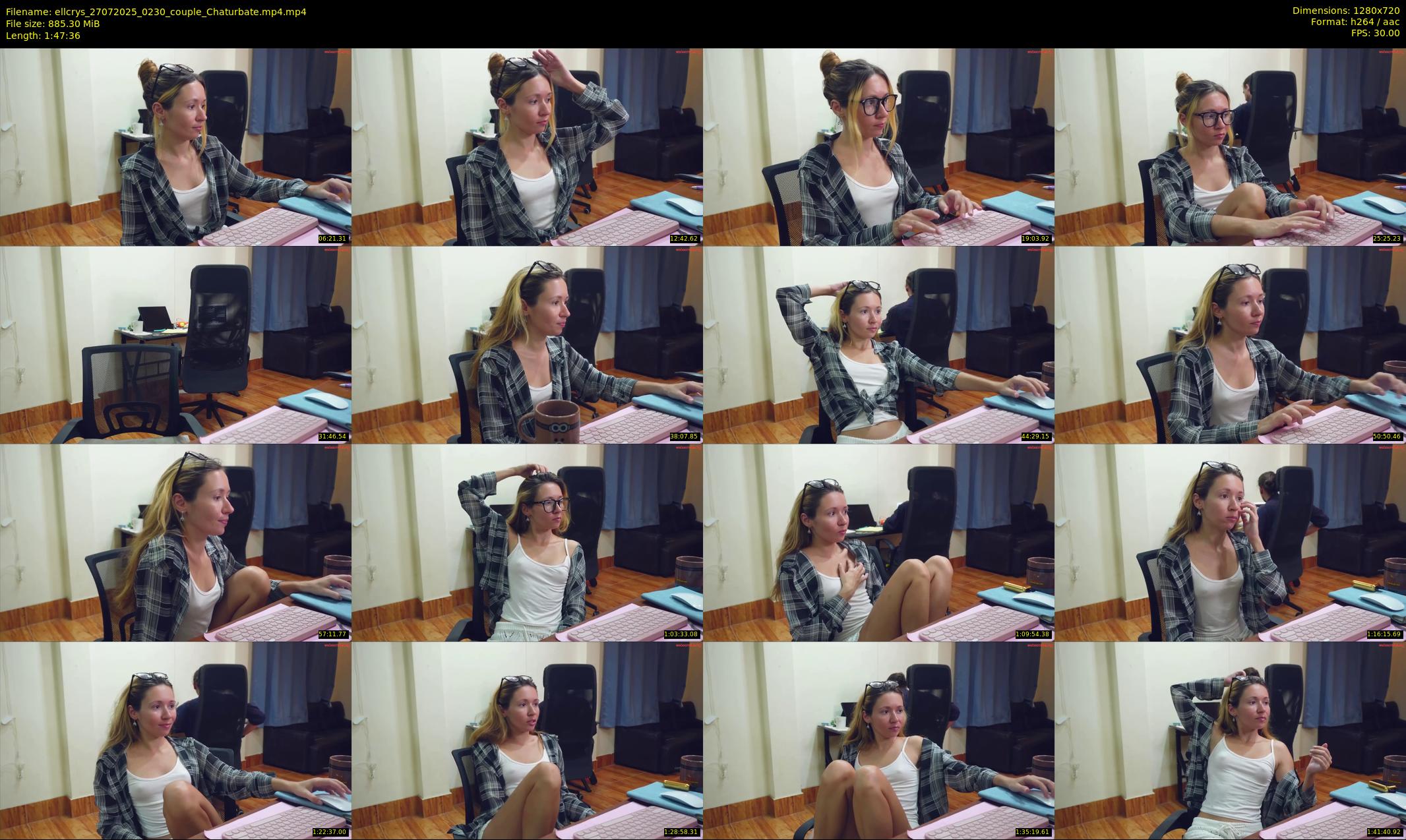 ellcrys — 108 minute Chaturbate couple cam show recording, 720p, Jul 27, 2025