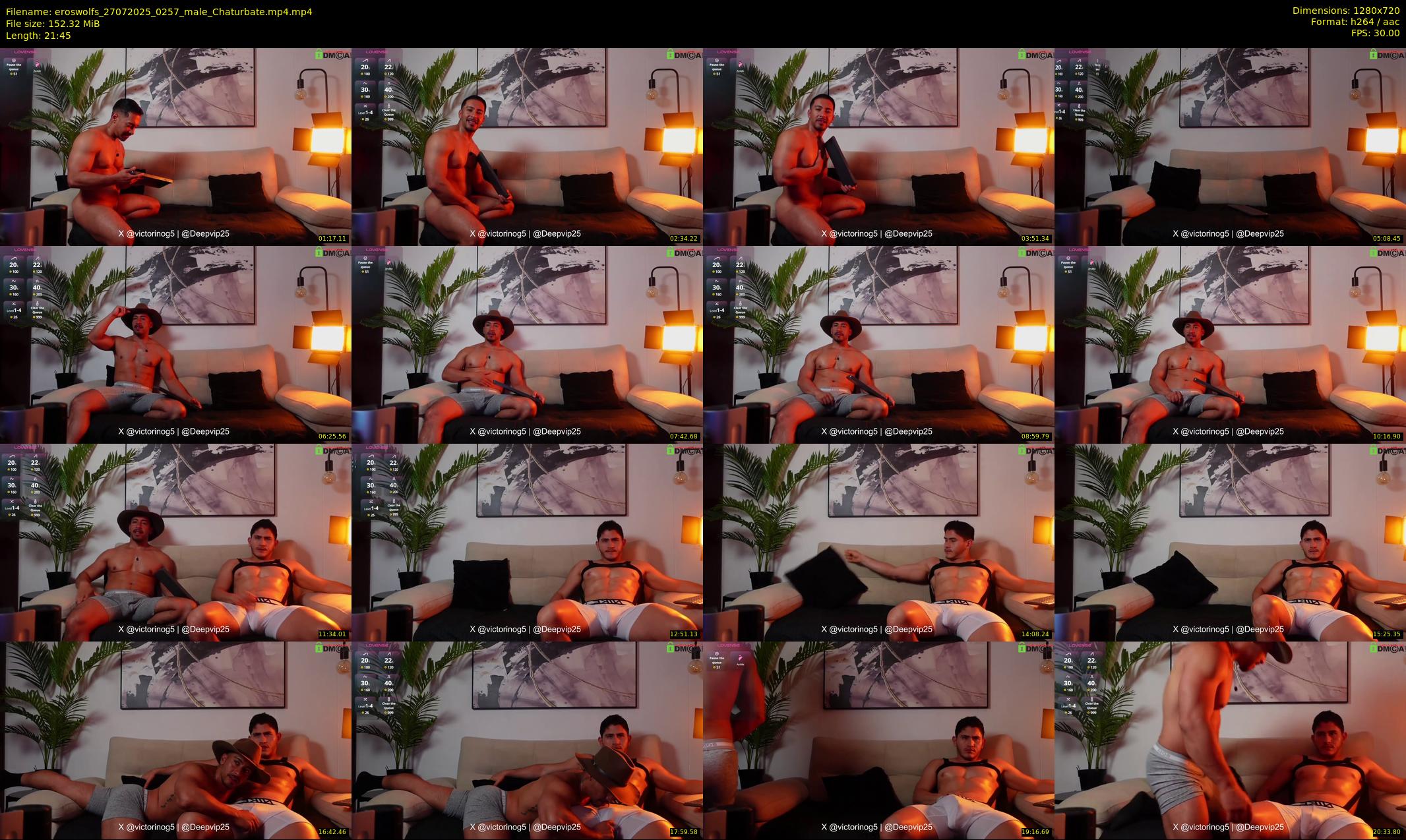 eroswolfs — 22 minute Chaturbate male cam show recording, 720p, Jul 27, 2025