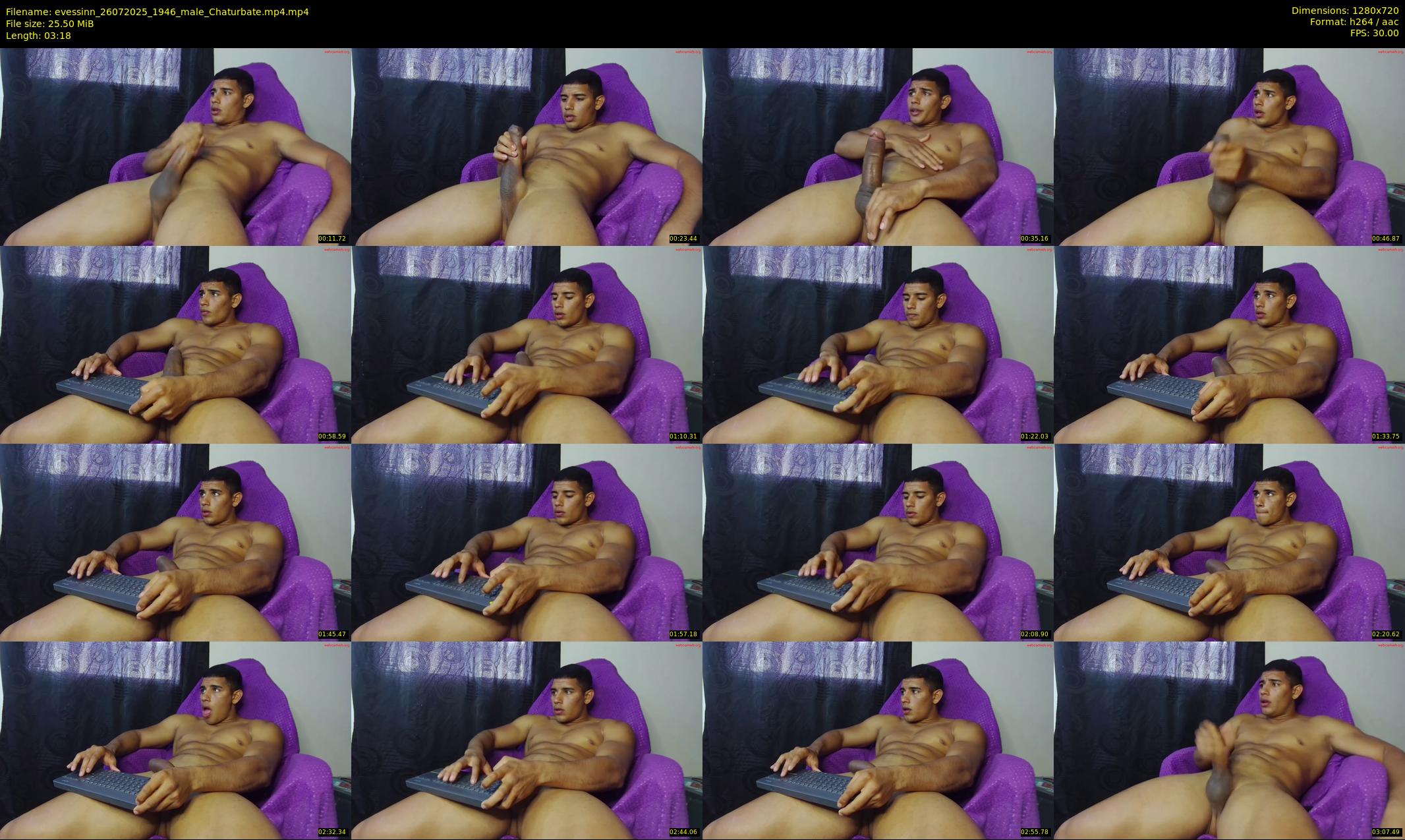 evessinn — 4 minute Chaturbate male cam show recording, 720p, Jul 26, 2025