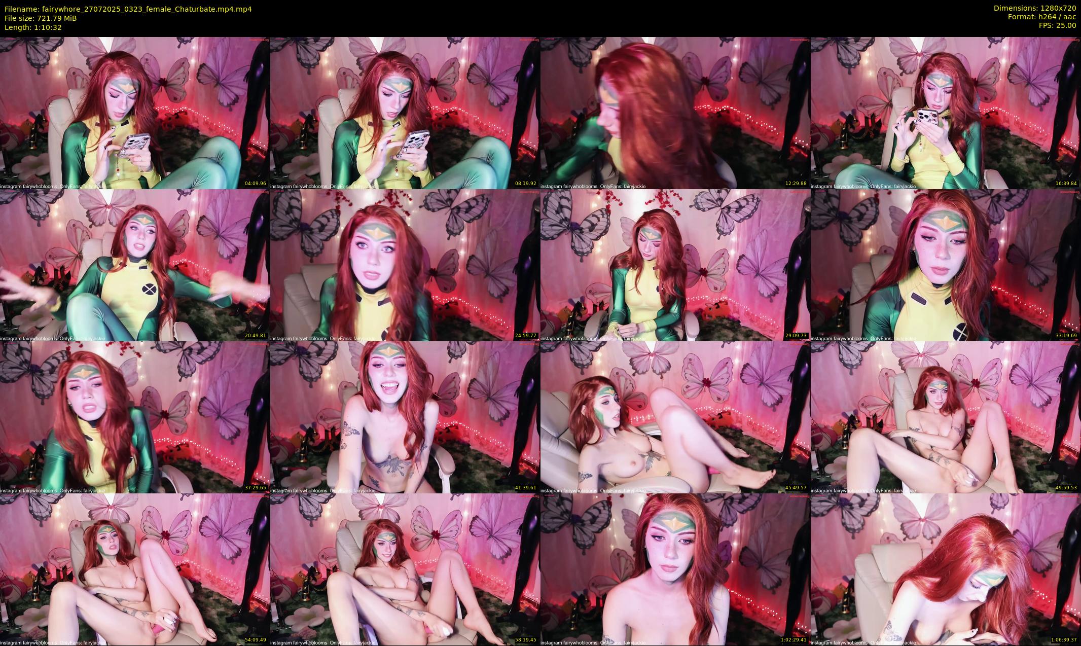 fairywhore — 71 minute Chaturbate female cam show recording, 720p, Jul 27, 2025