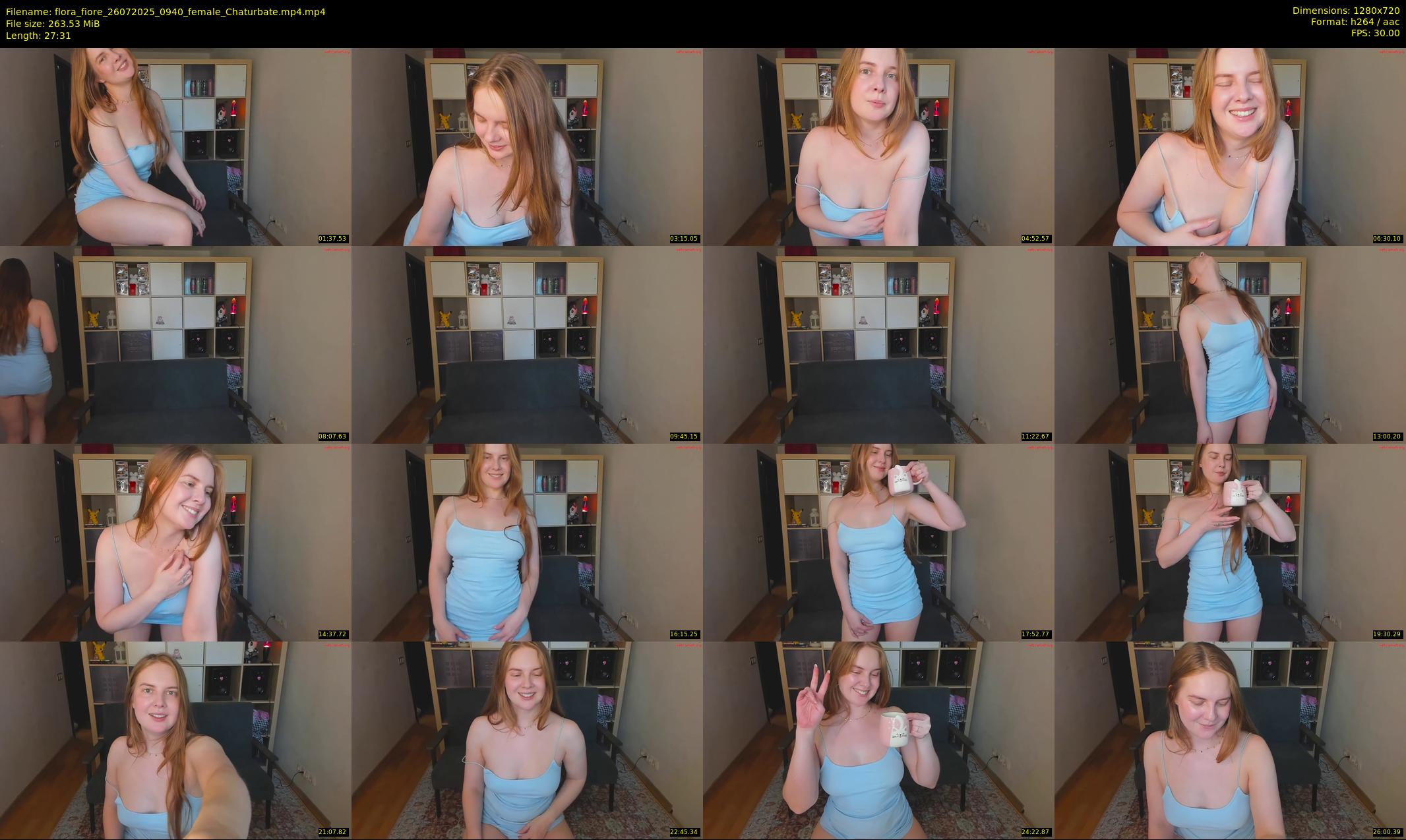 flora_fiore — 28 minute Chaturbate female cam show recording, 720p, Jul 26, 2025