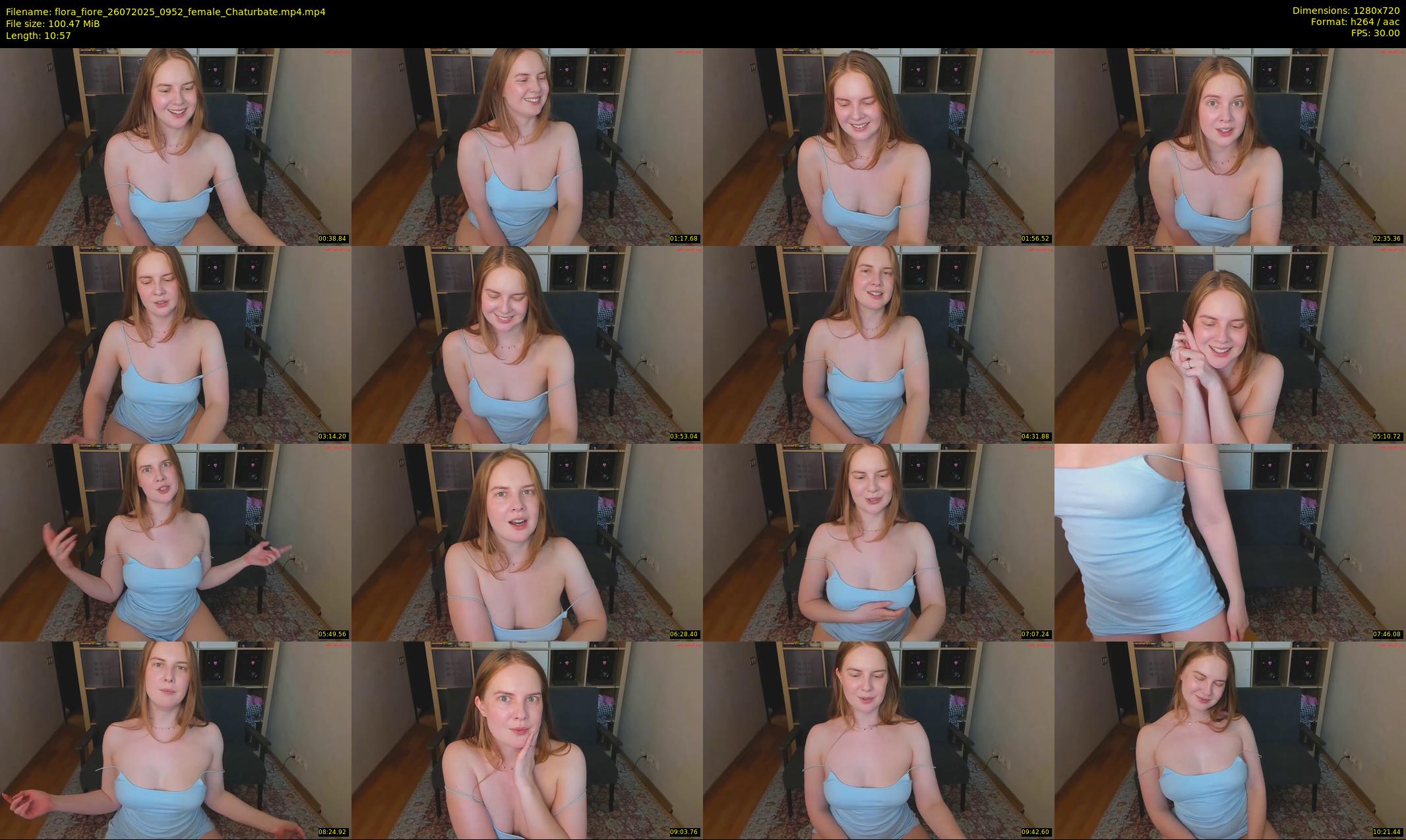 flora_fiore — 11 minute Chaturbate female cam show recording, 720p, Jul 26, 2025