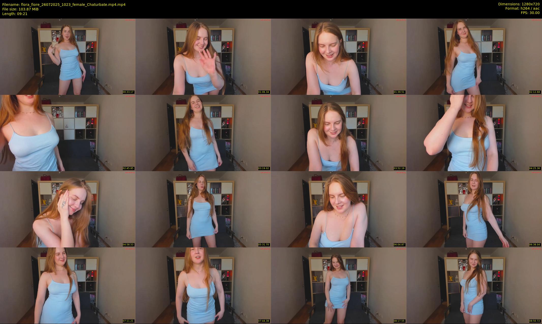 flora_fiore — 10 minute Chaturbate female cam show recording, 720p, Jul 26, 2025