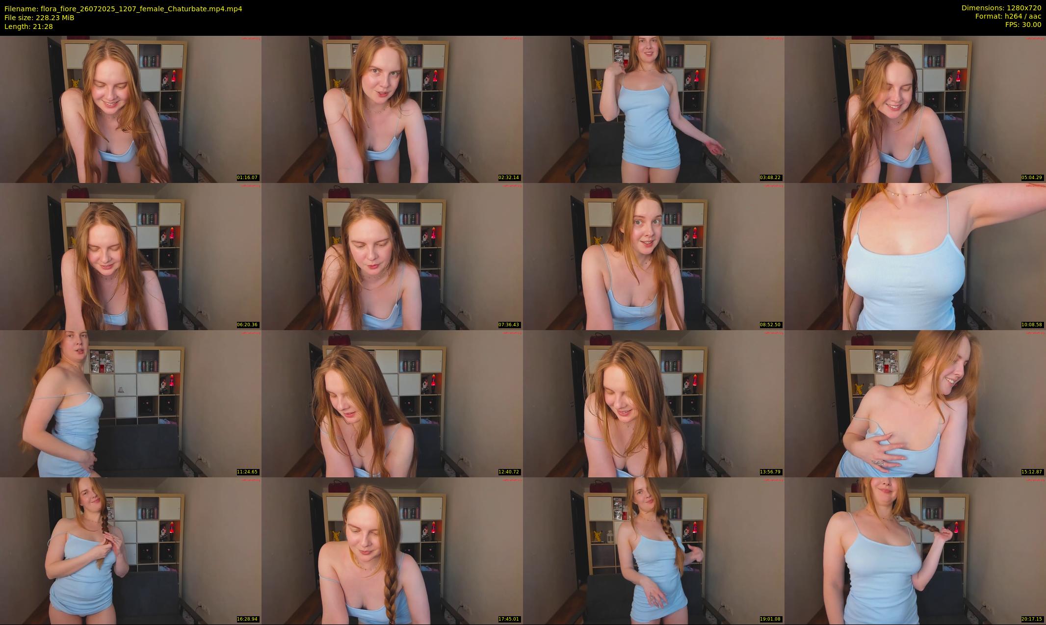 flora_fiore — 22 minute Chaturbate female cam show recording, 720p, Jul 26, 2025