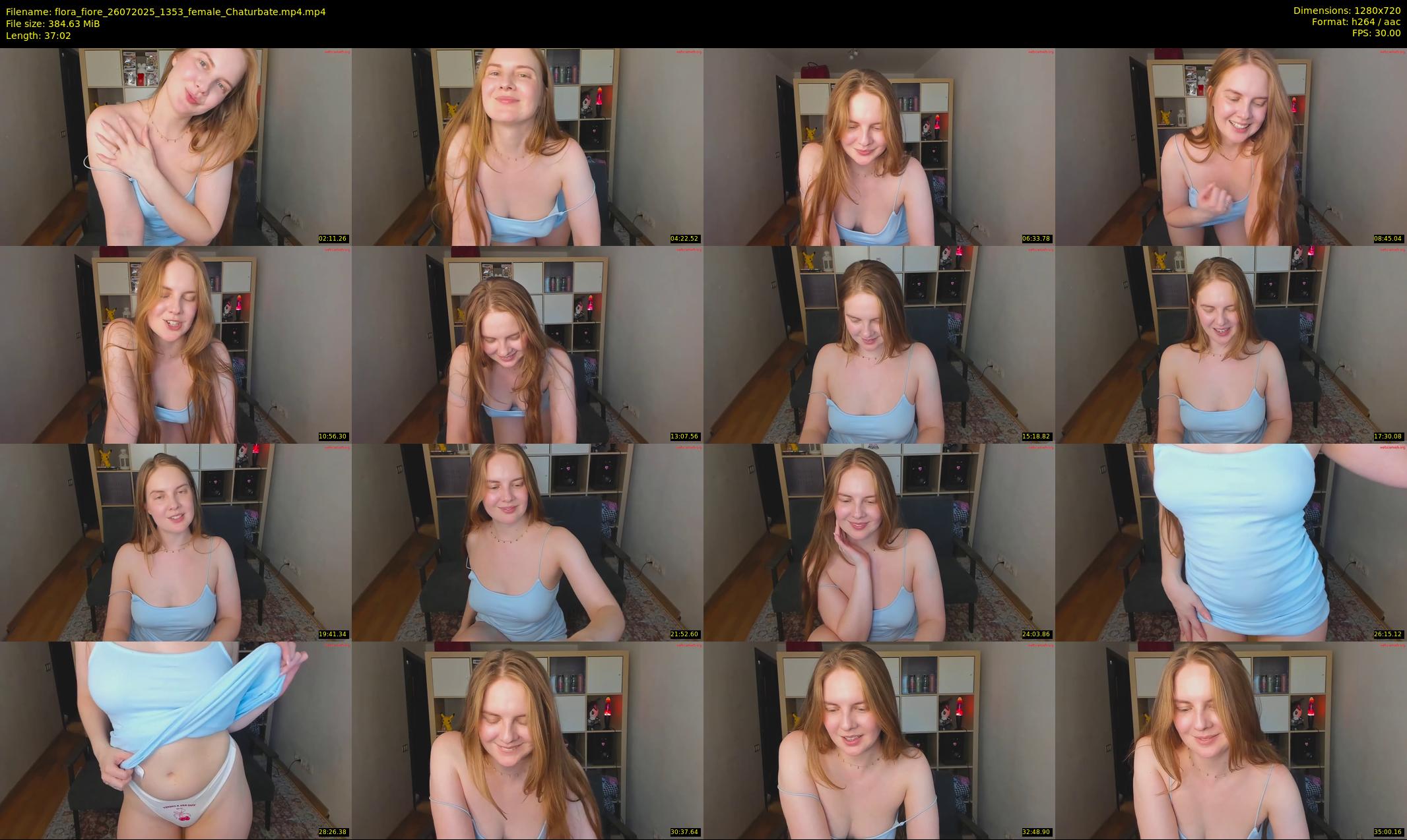 flora_fiore — 38 minute Chaturbate female cam show recording, 720p, Jul 26, 2025