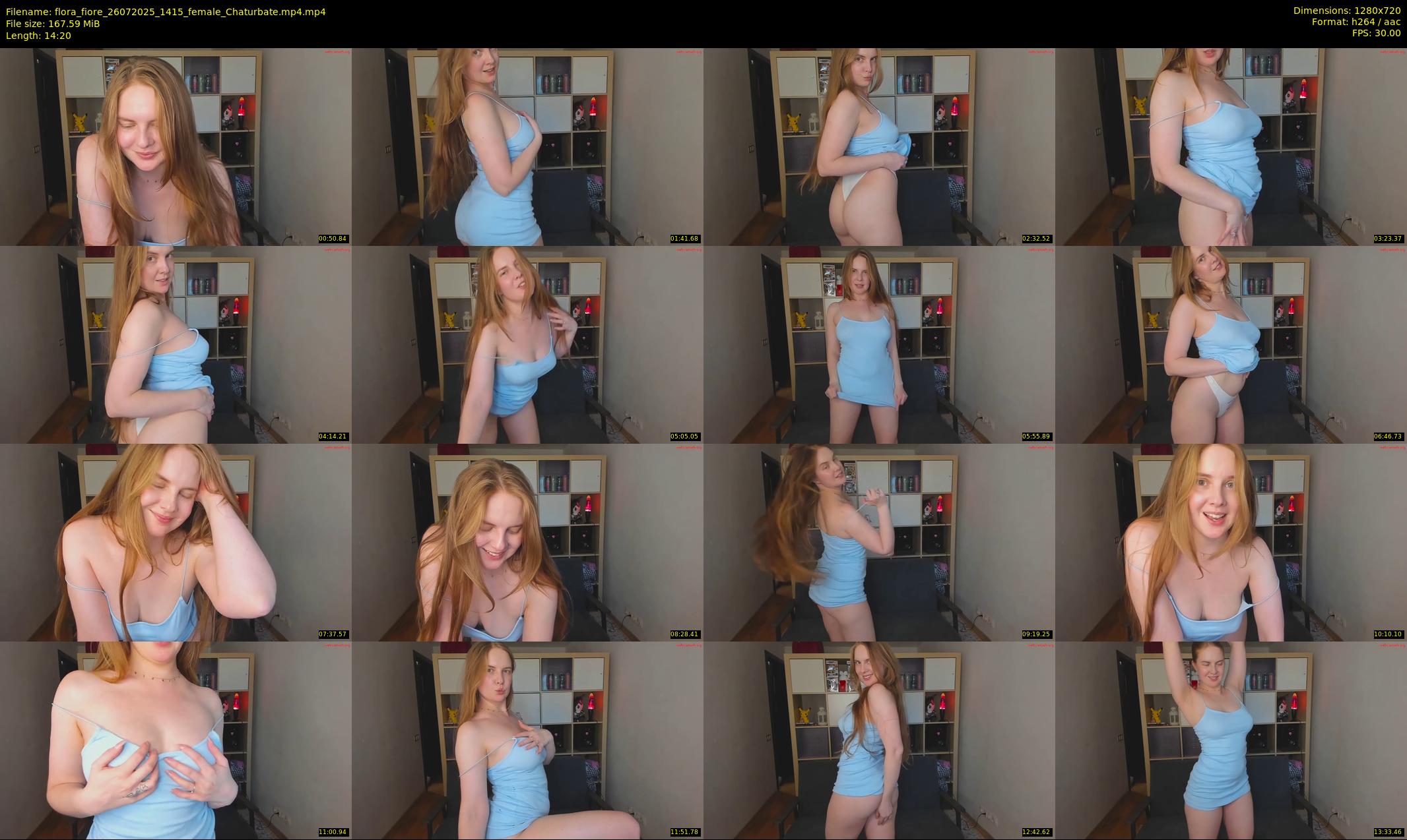 flora_fiore — 15 minute Chaturbate female cam show recording, 720p, Jul 26, 2025
