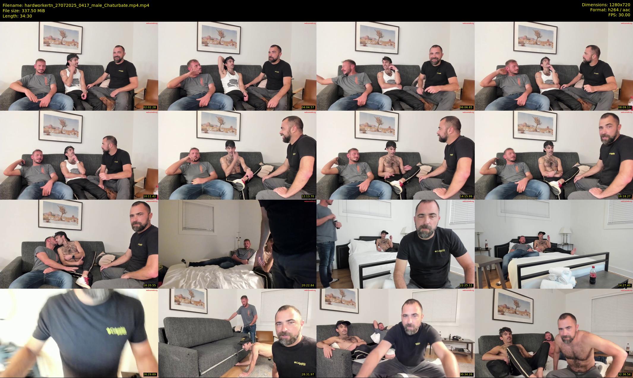 hardworkertn — 35 minute Chaturbate male cam show recording, 720p, Jul 27, 2025