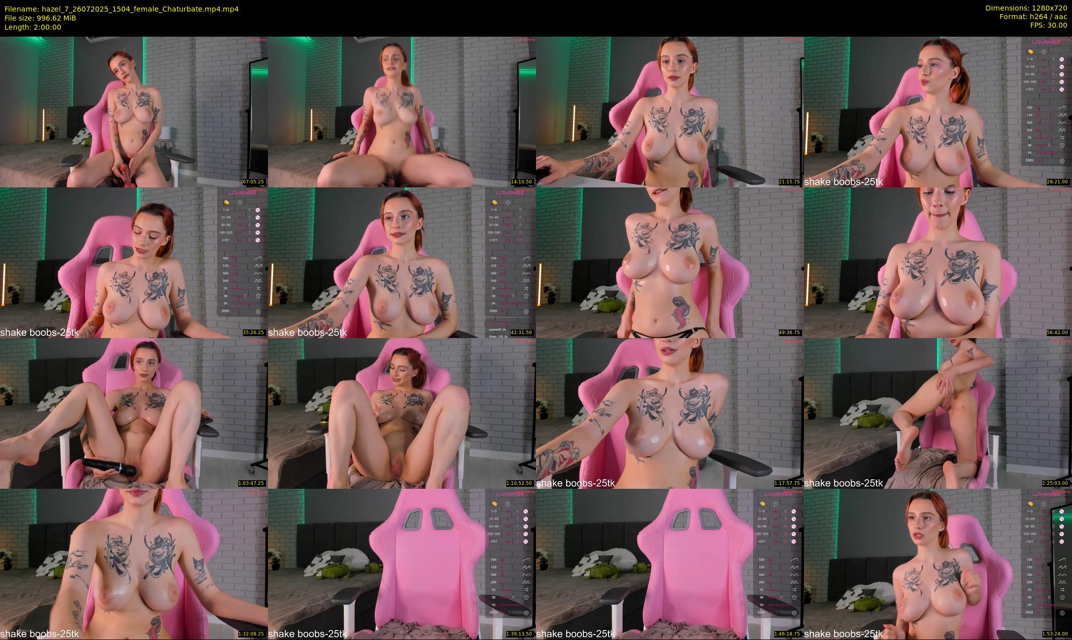 hazel_7 — 120 minute Chaturbate female cam show recording, 720p, Jul 26, 2025