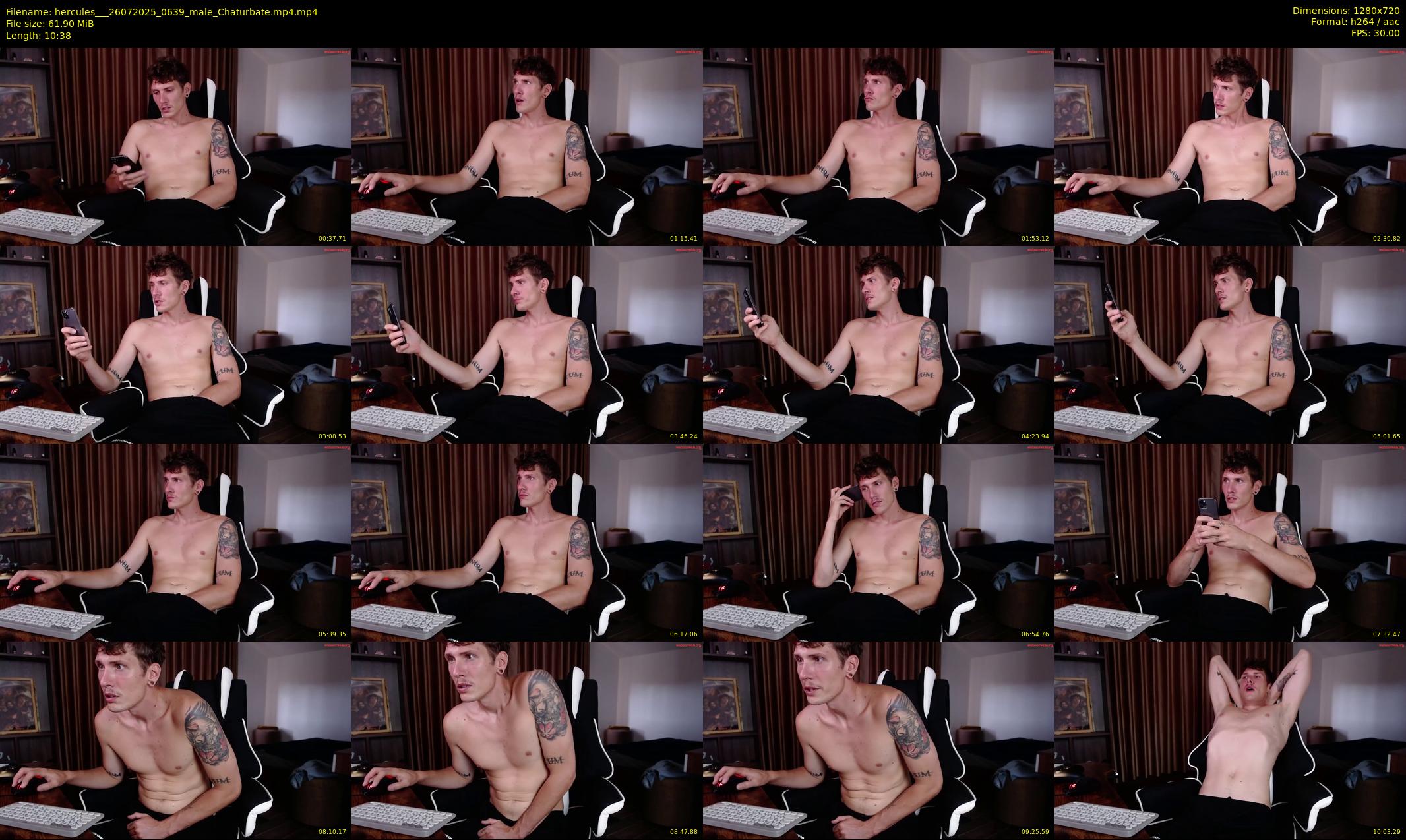 hercules__ — 11 minute Chaturbate male cam show recording, 720p, Jul 26, 2025