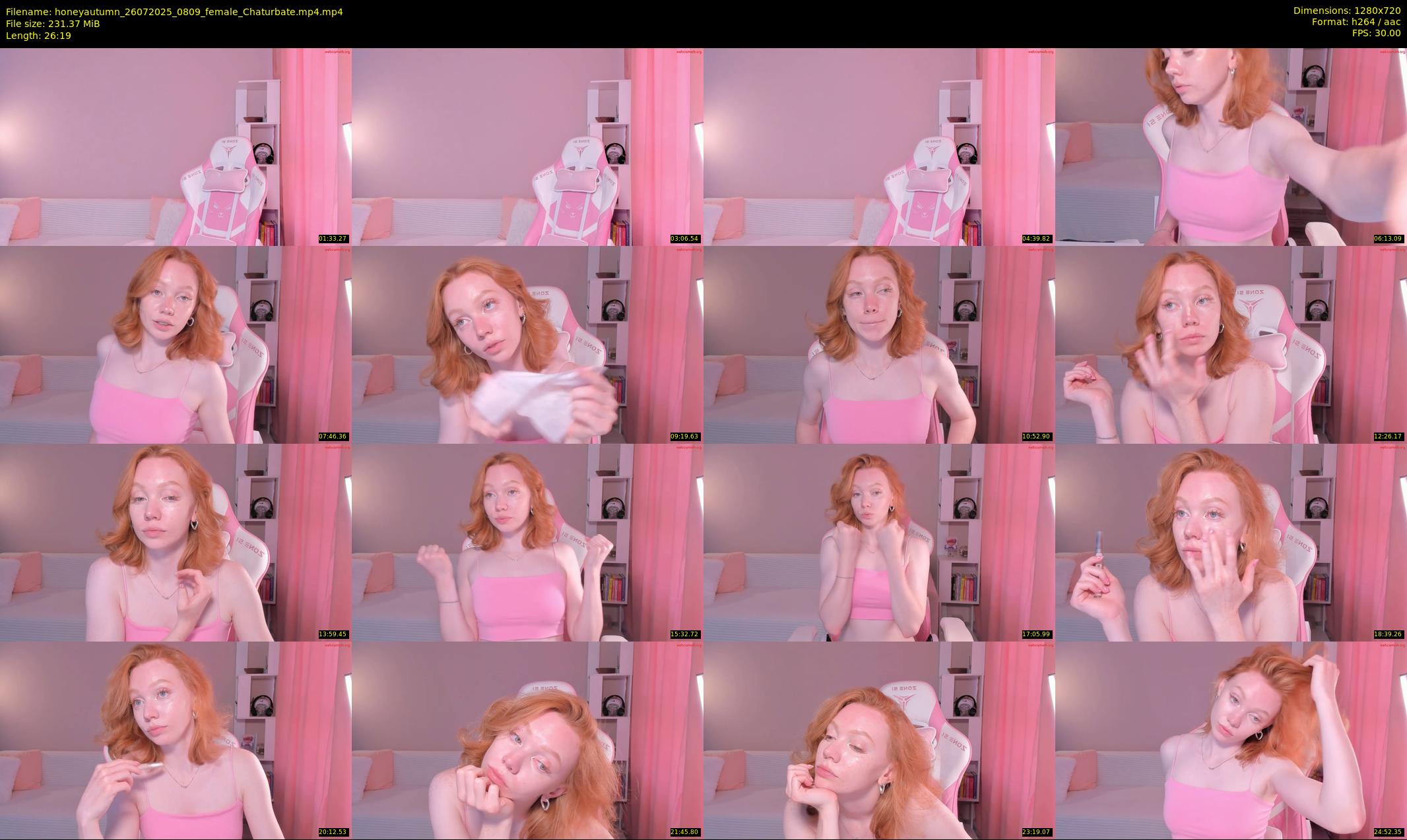 honeyautumn — 27 minute Chaturbate female cam show recording, 720p, Jul 26, 2025