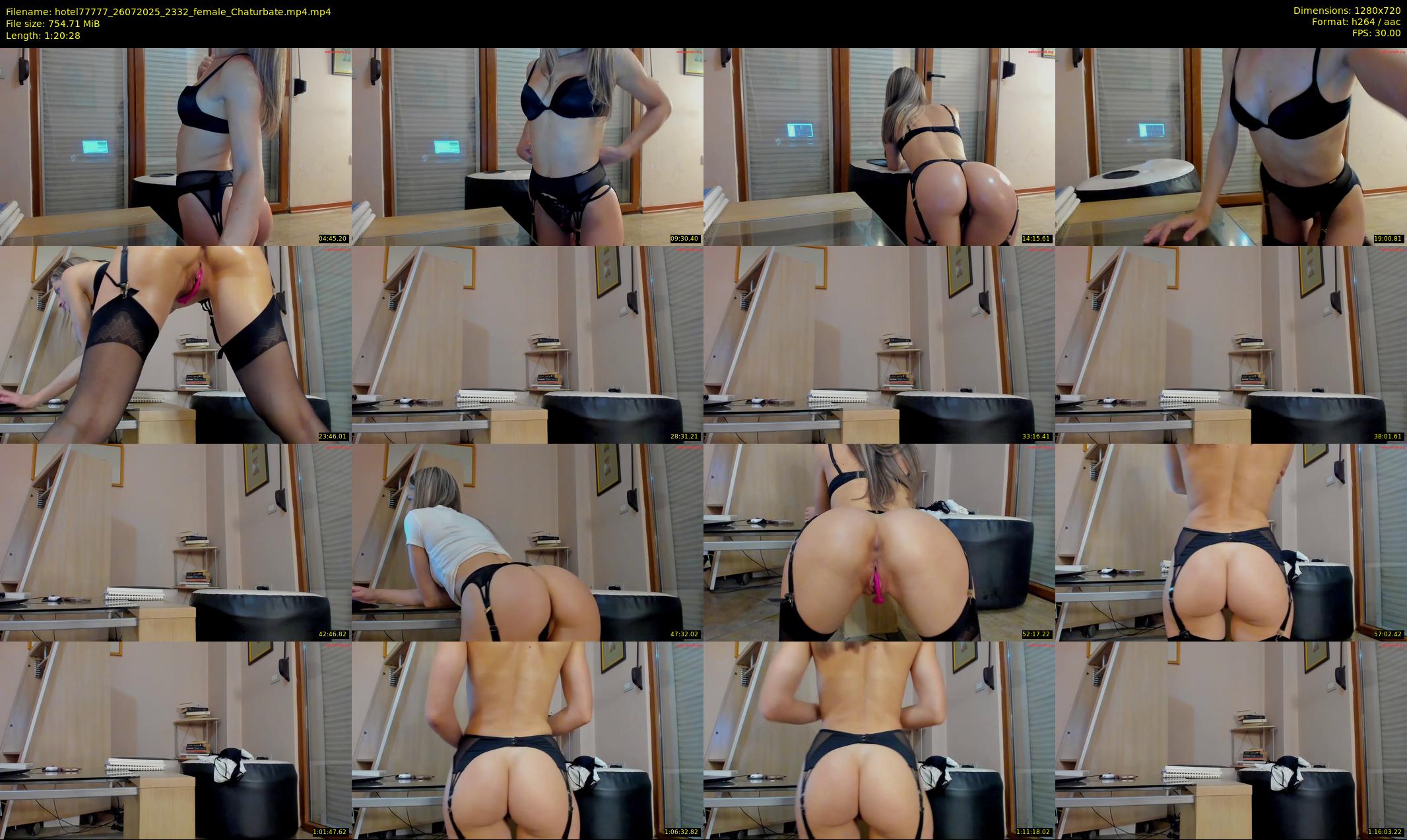 hotel77777 — 81 minute Chaturbate female cam show recording, 720p, Jul 26, 2025