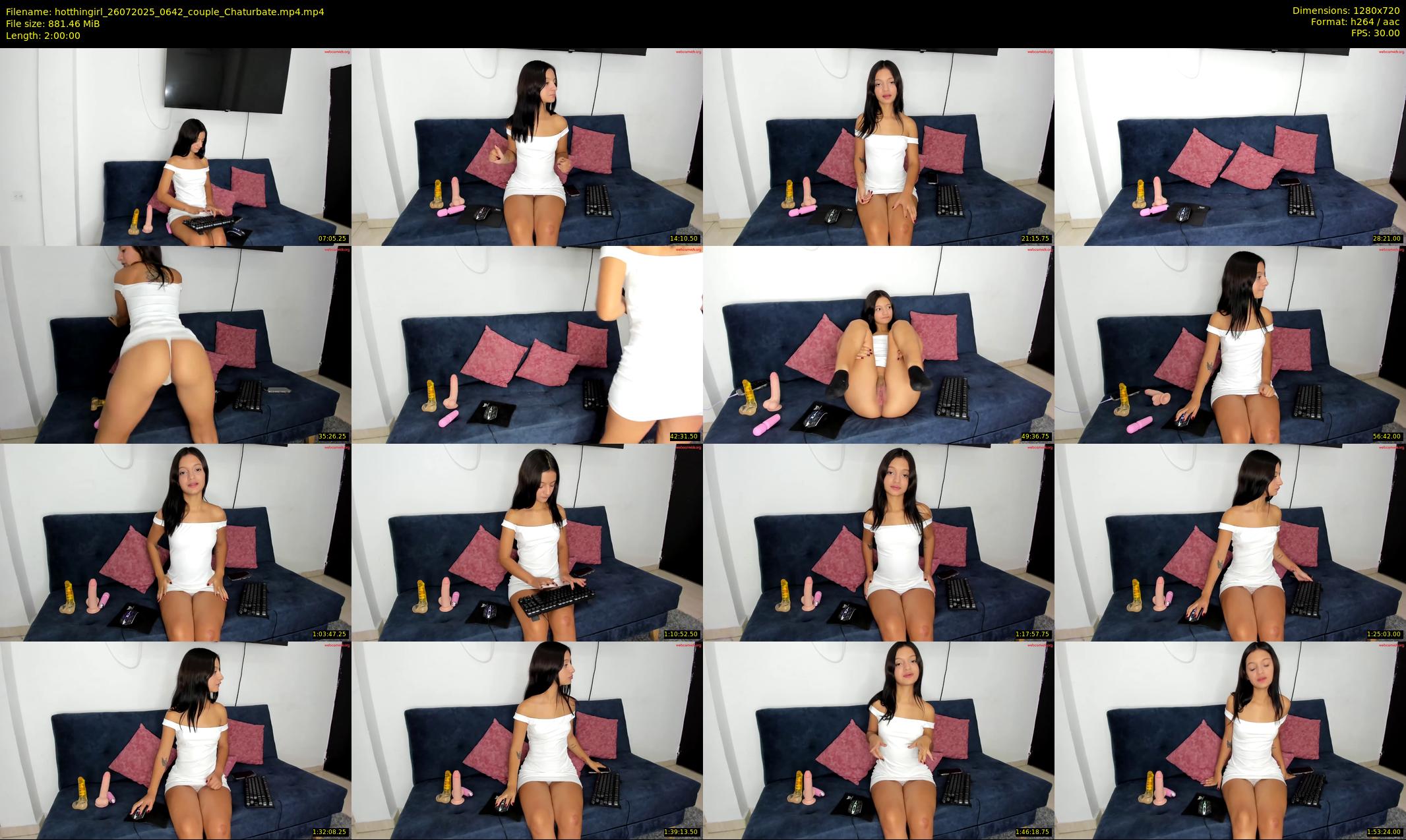 hotthingirl — 120 minute Chaturbate couple cam show recording, 720p, Jul 26, 2025