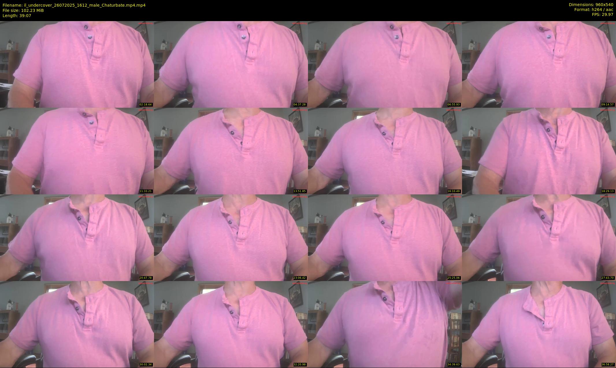 il_undercover — 40 minute Chaturbate male cam show recording, 480p, Jul 26, 2025