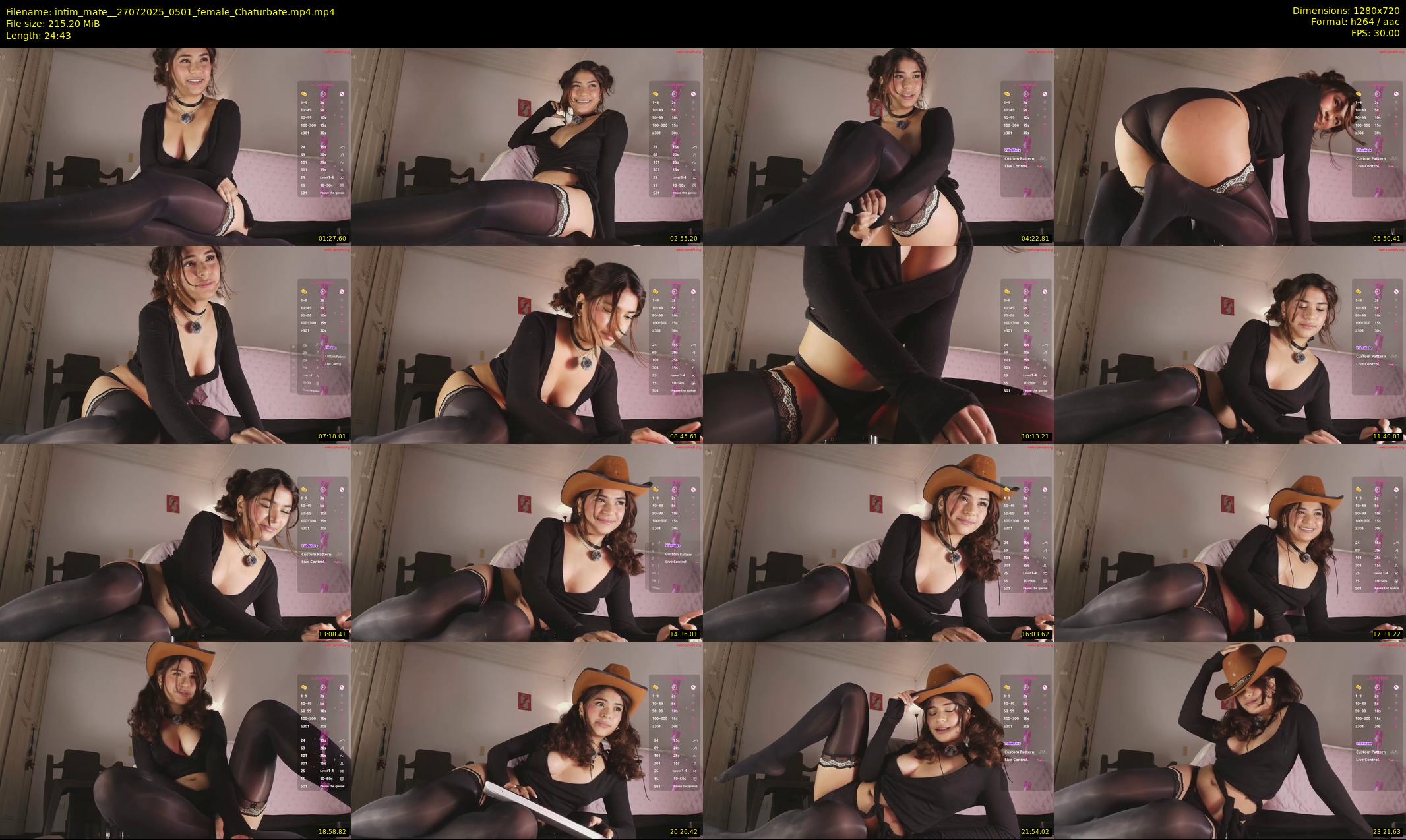 intim_mate_ — 25 minute Chaturbate female cam show recording, 720p, Jul 27, 2025