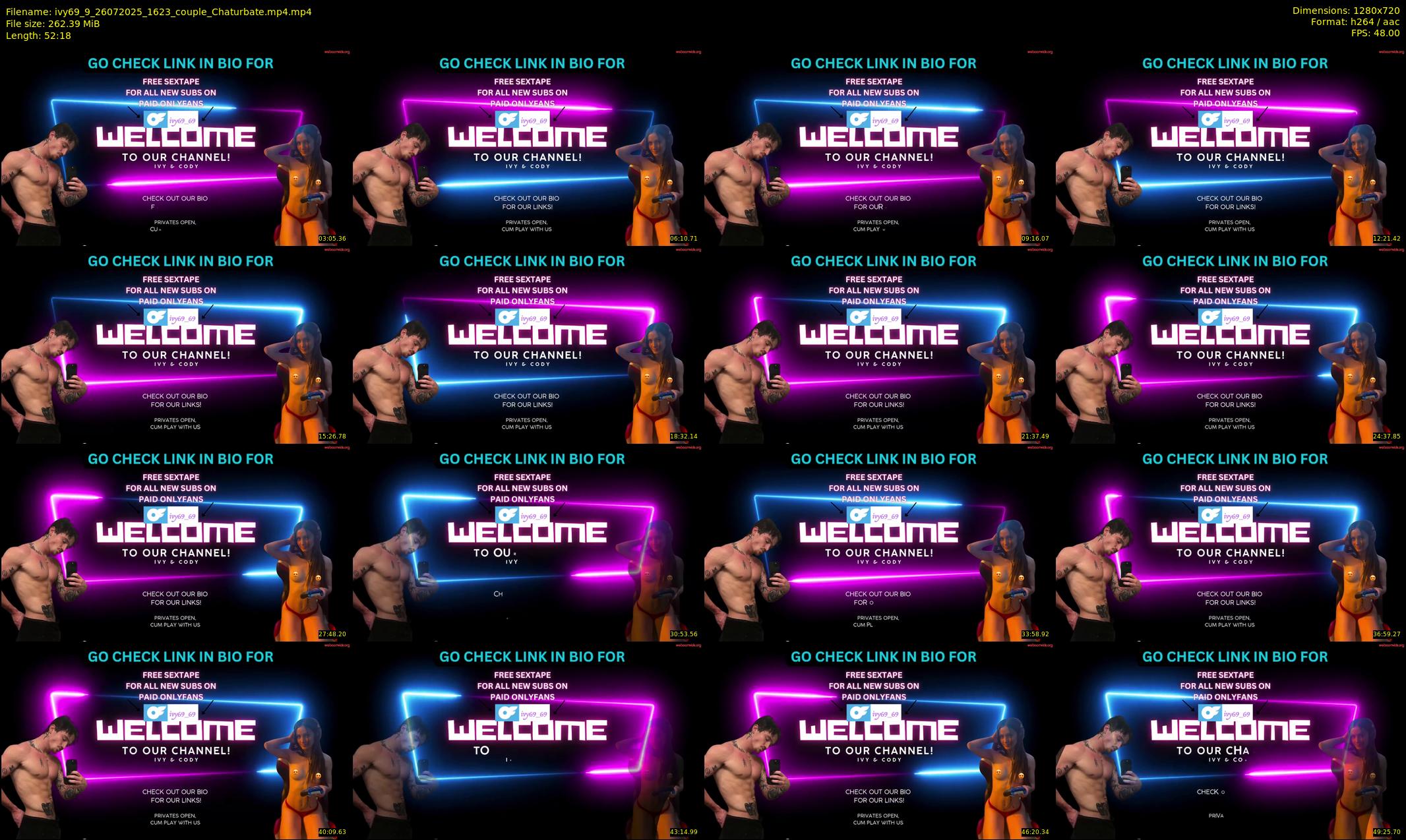 ivy69_9 — 53 minute Chaturbate couple cam show recording, 720p, Jul 26, 2025