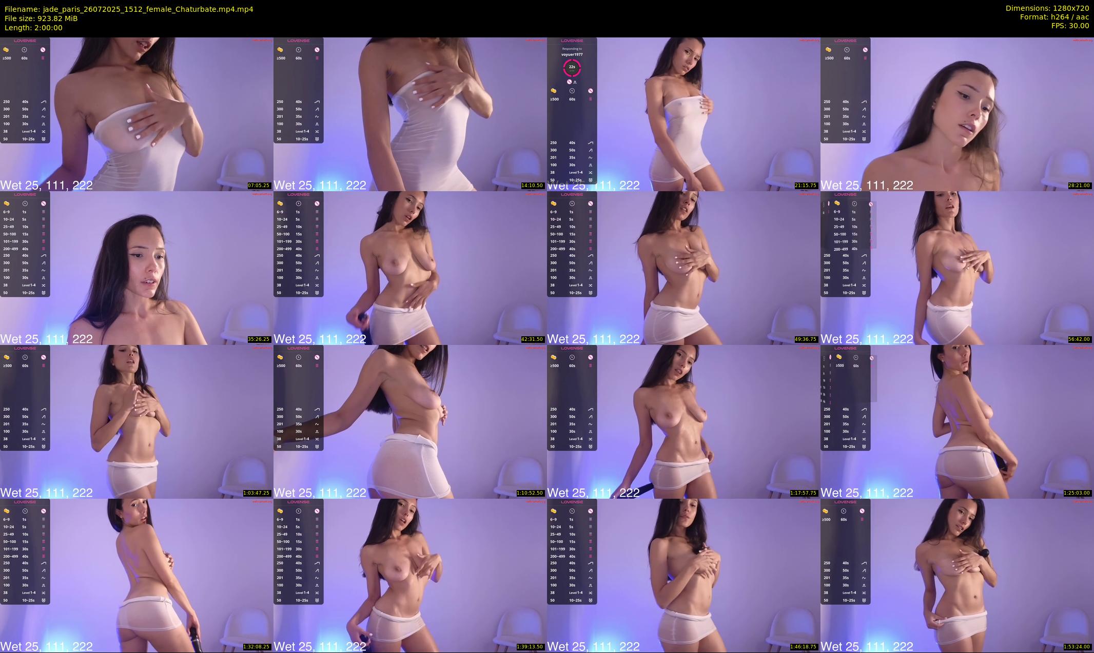 jade_paris — 120 minute Chaturbate female cam show recording, 720p, Jul 26, 2025
