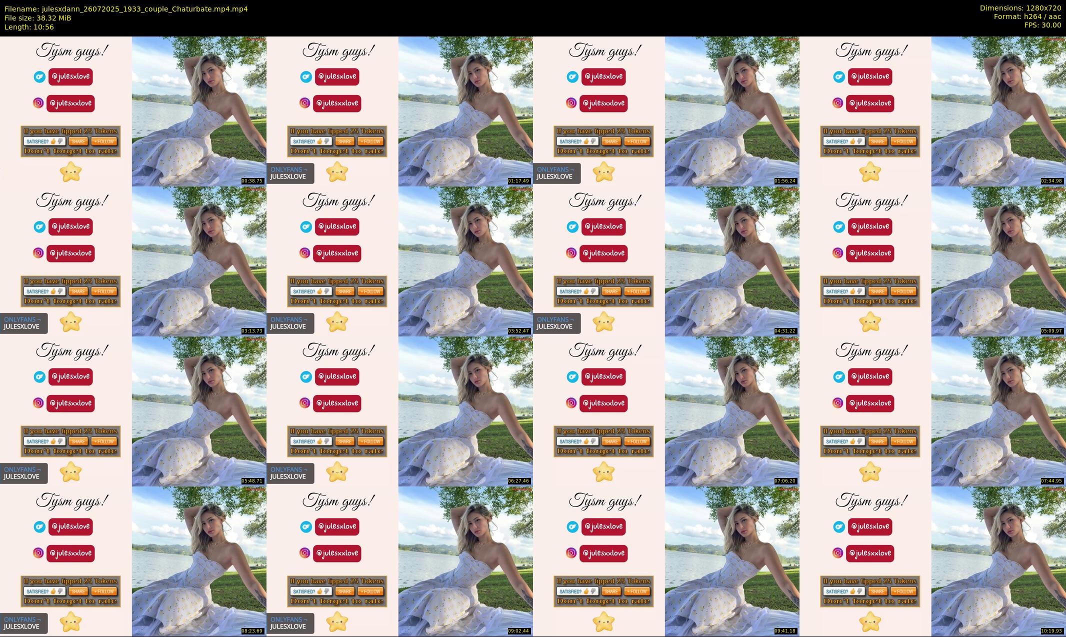 julesxdann — 11 minute Chaturbate couple cam show recording, 720p, Jul 26, 2025