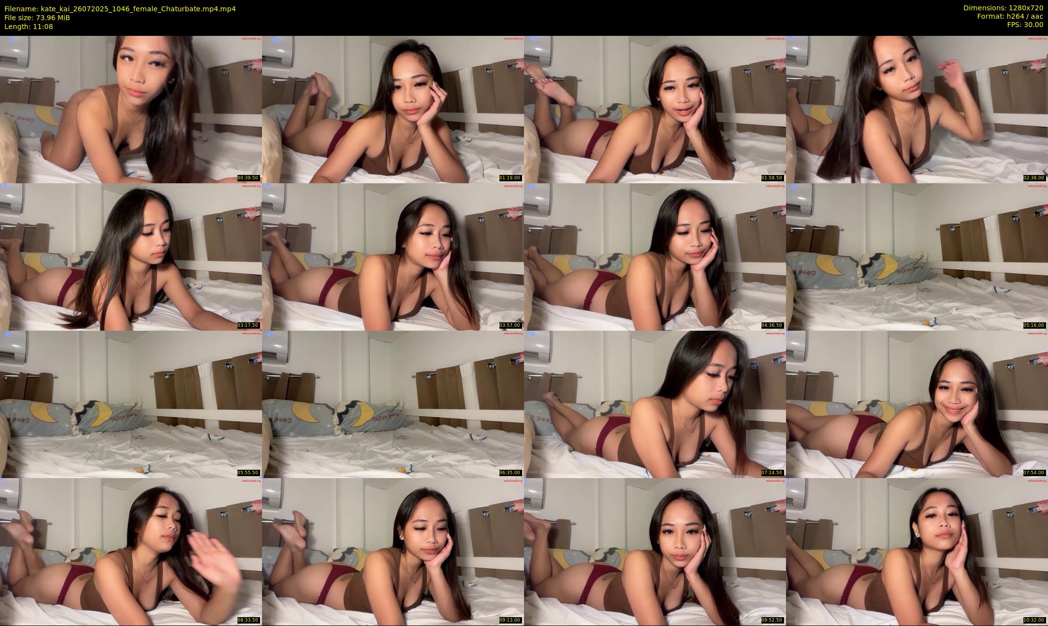 kate_kai — 12 minute Chaturbate female cam show recording, 720p, Jul 26, 2025