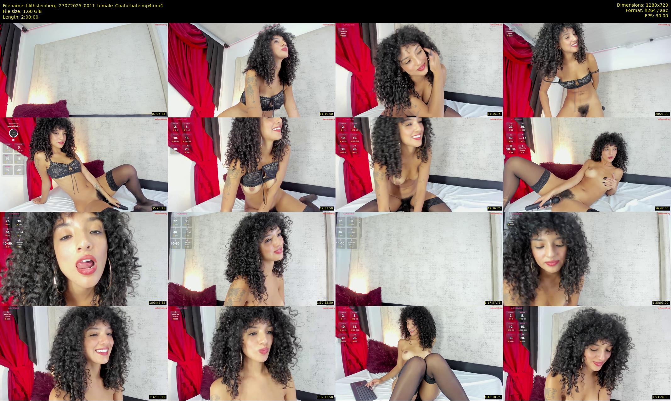 lilithsteinberg — 120 minute Chaturbate female cam show recording, 720p, Jul 27, 2025