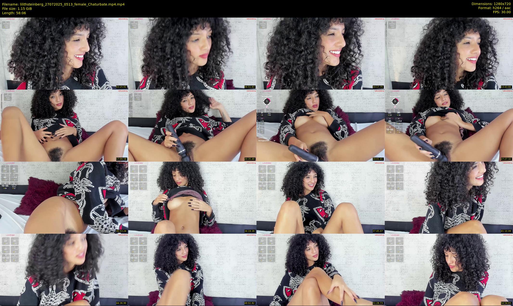 lilithsteinberg — 59 minute Chaturbate female cam show recording, 720p, Jul 27, 2025