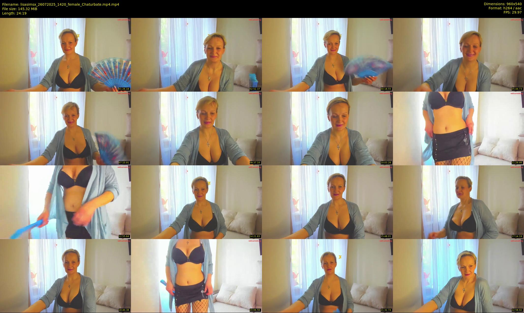lisasimsx — 25 minute Chaturbate female cam show recording, 480p, Jul 26, 2025