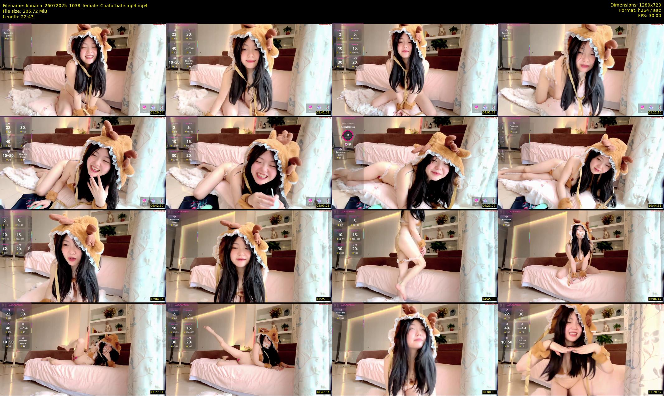 liunana — 23 minute Chaturbate female cam show recording, 720p, Jul 26, 2025