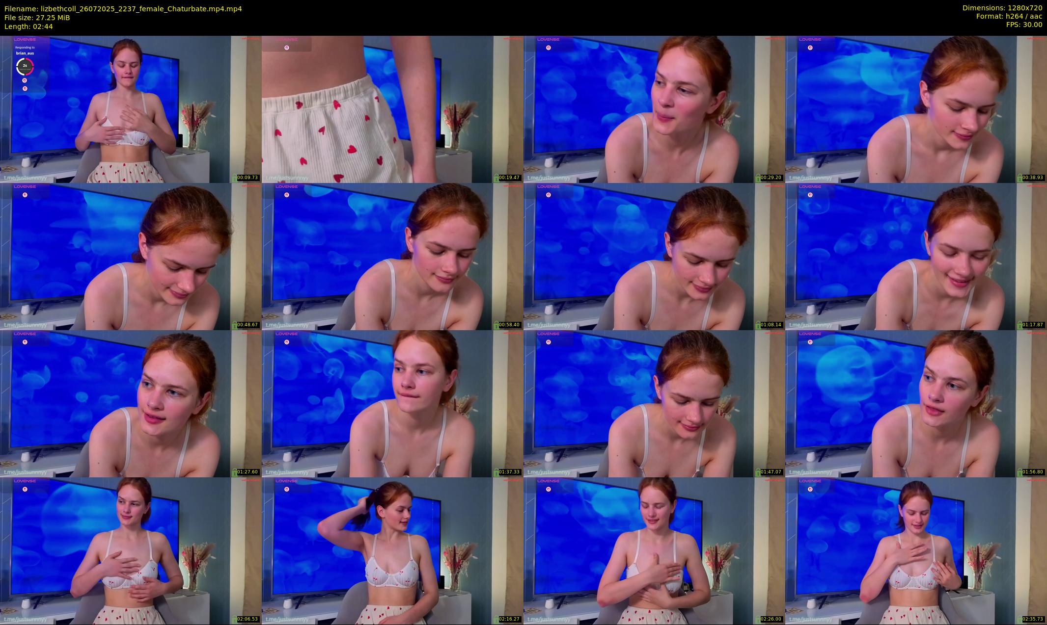 lizbethcoll — 3 minute Chaturbate female cam show recording, 720p, Jul 26, 2025