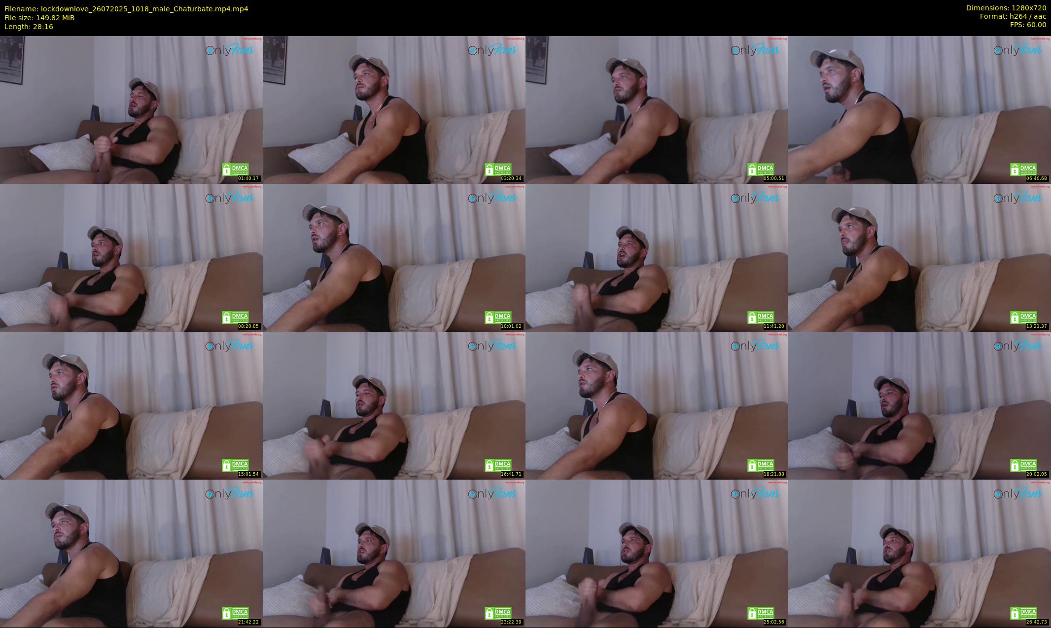 lockdownlove — 29 minute Chaturbate male cam show recording, 720p, Jul 26, 2025