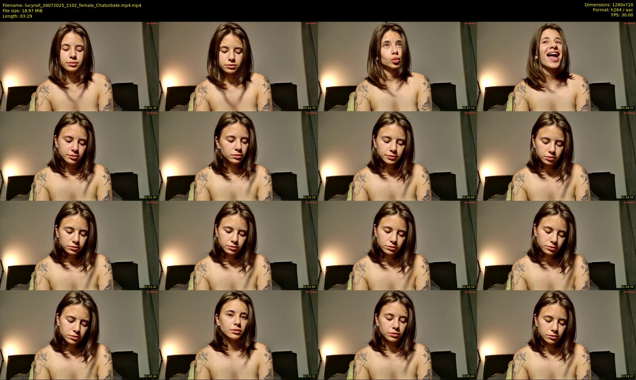 lucyrait — 4 minute Chaturbate female cam show recording, 720p, Jul 26, 2025