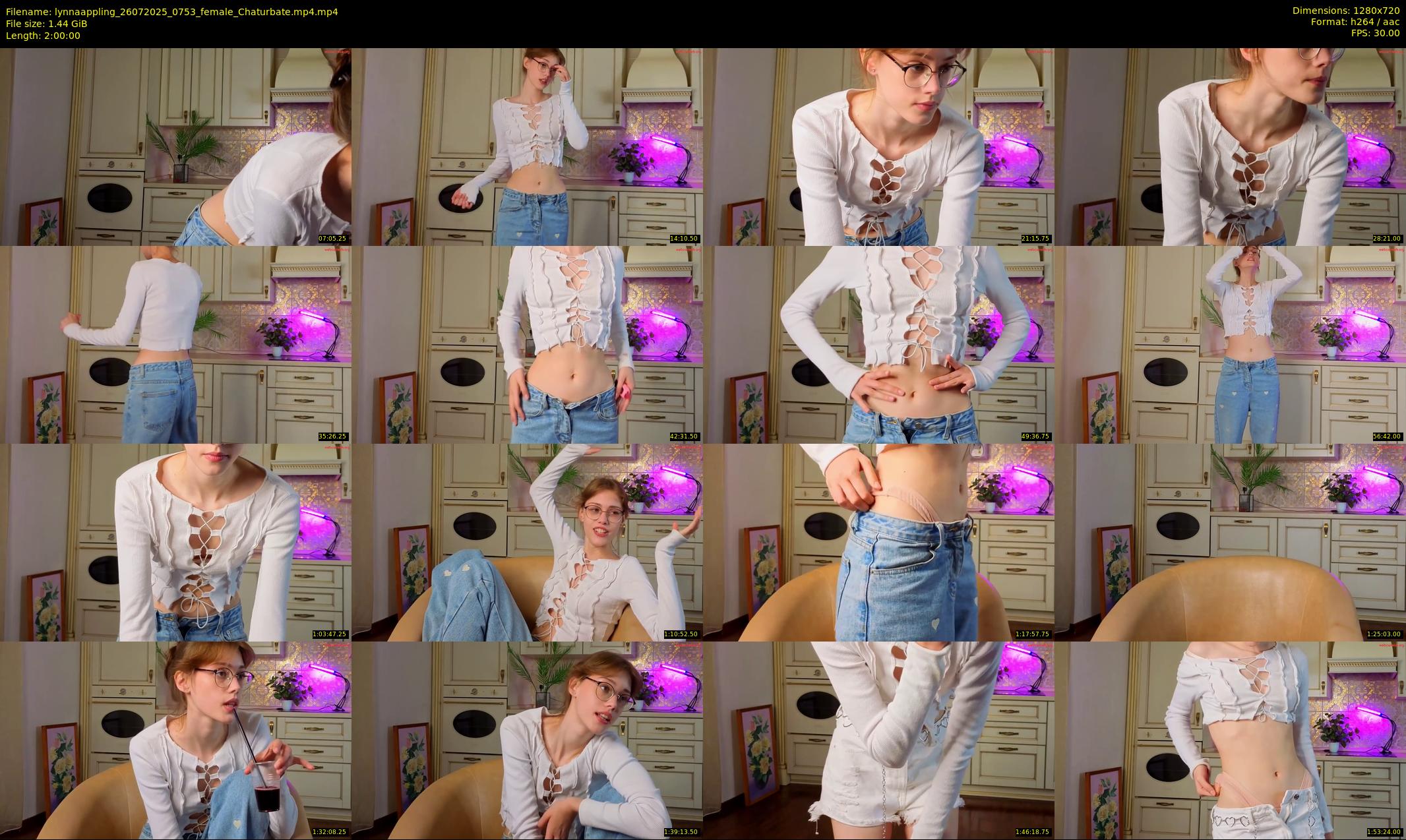 lynnaappling — 120 minute Chaturbate female cam show recording, 720p, Jul 26, 2025