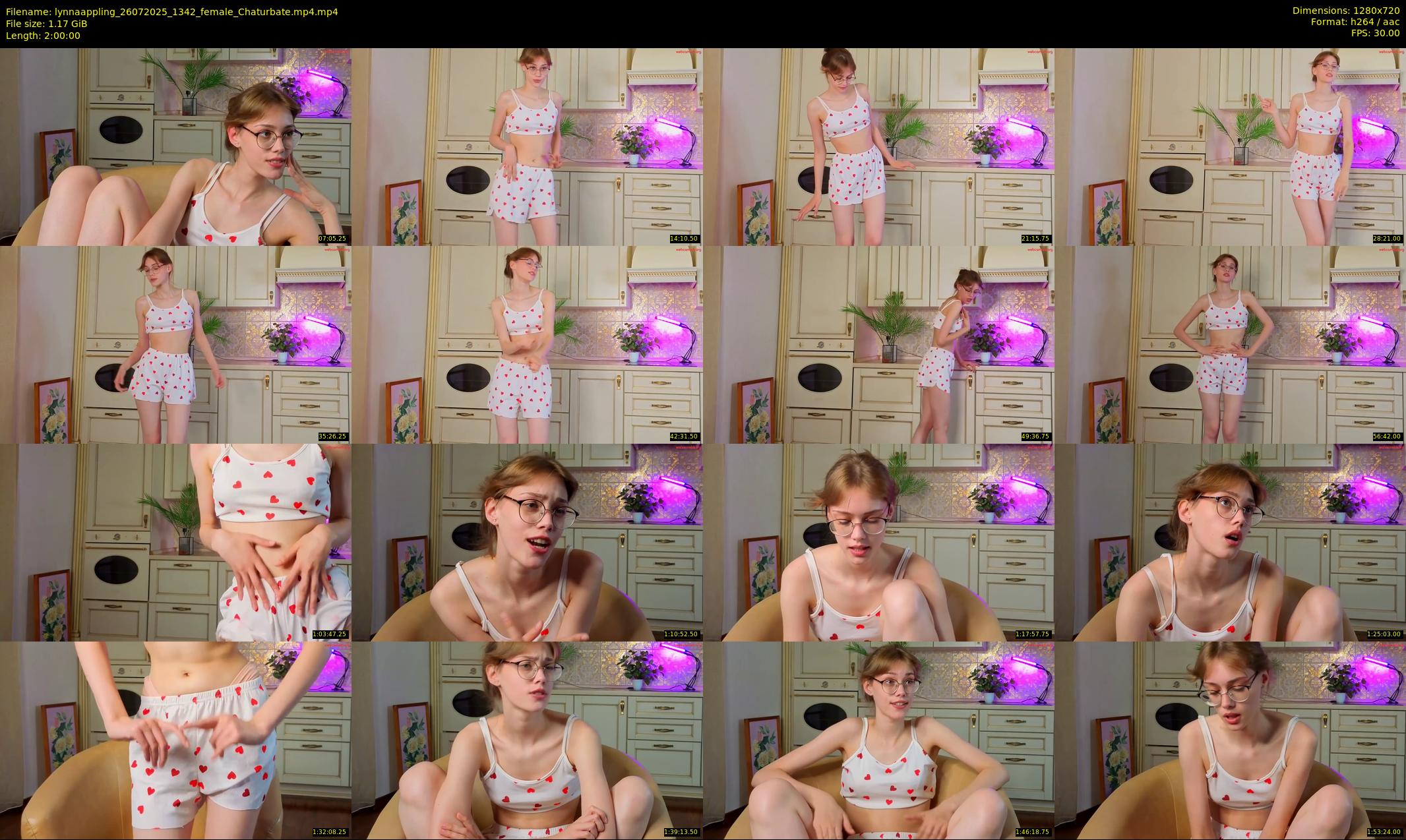 lynnaappling — 120 minute Chaturbate female cam show recording, 720p, Jul 26, 2025