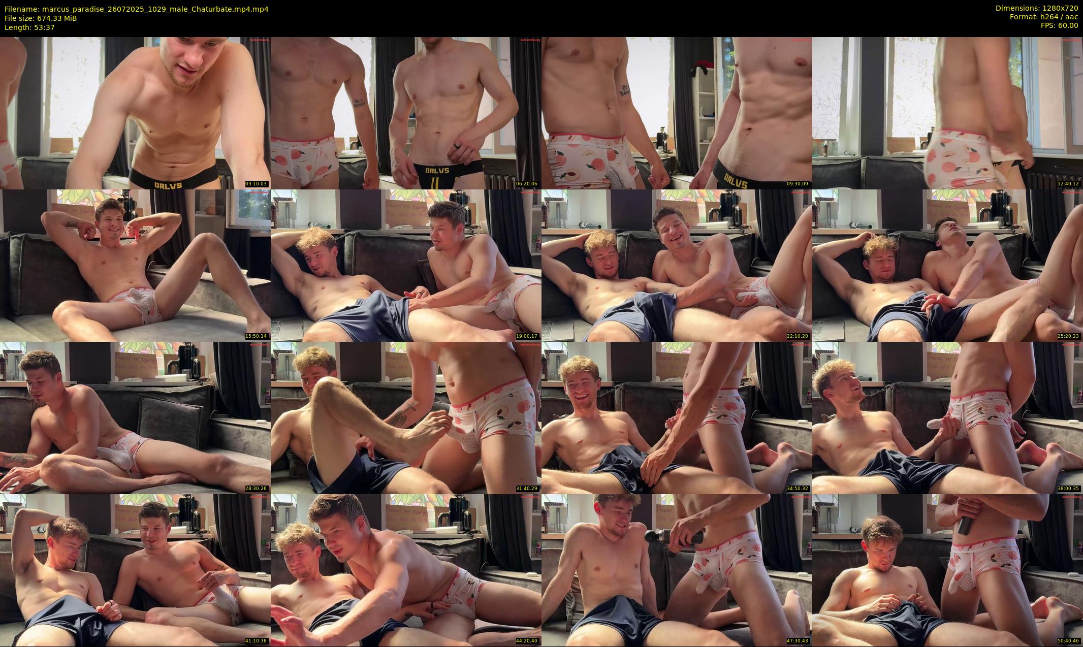marcus_paradise — 54 minute Chaturbate male cam show recording, 720p, Jul 26, 2025